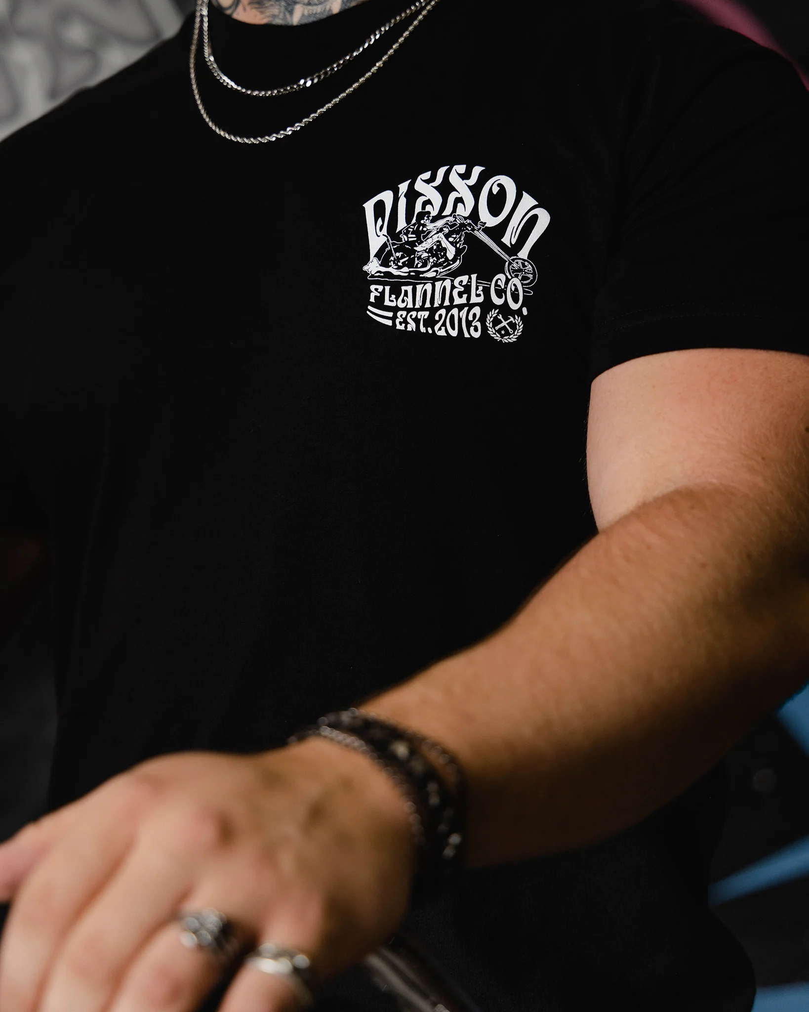 12 Over T-Shirt - Black - Image 2