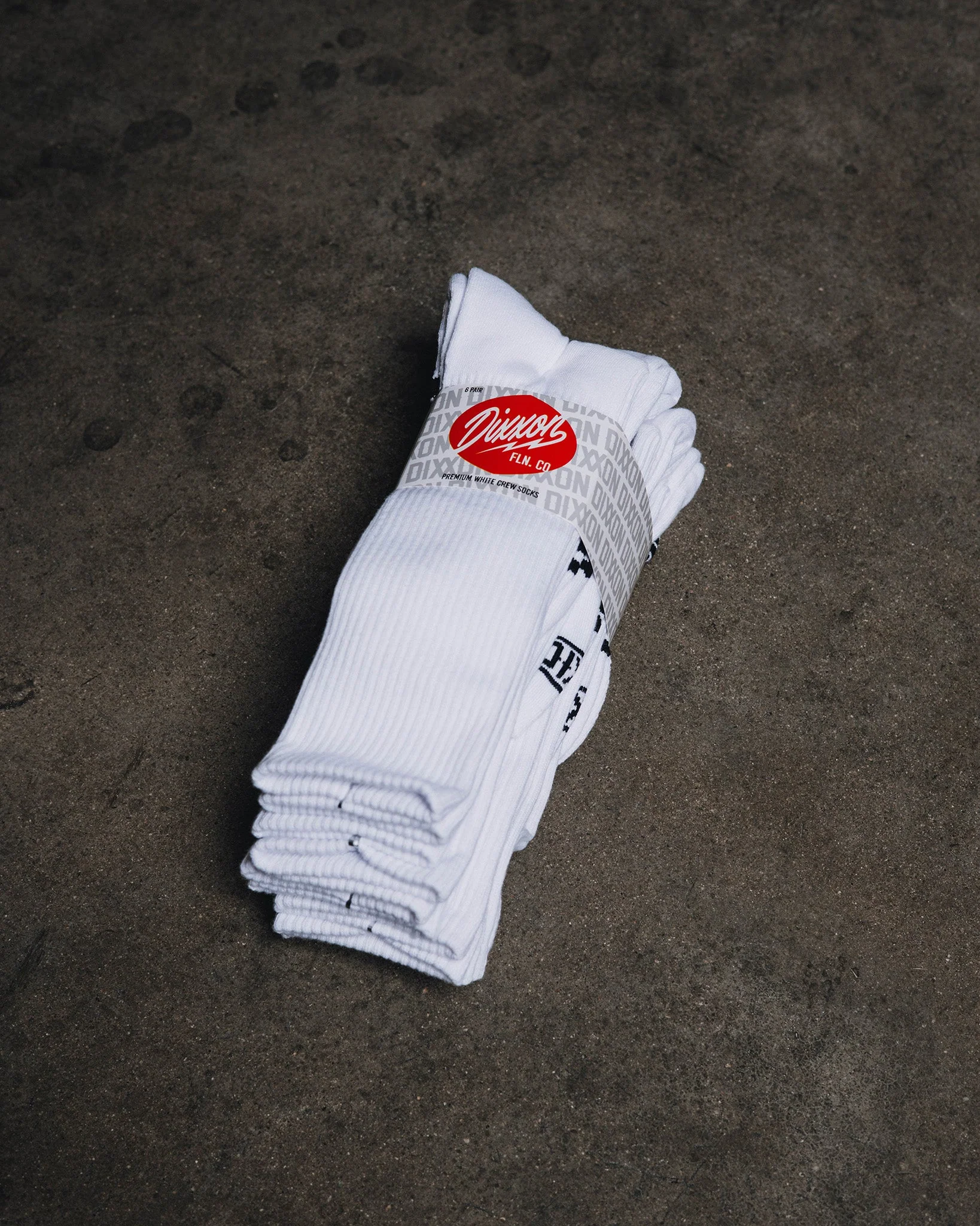 6pk Premium Crew Socks - White - Image 6
