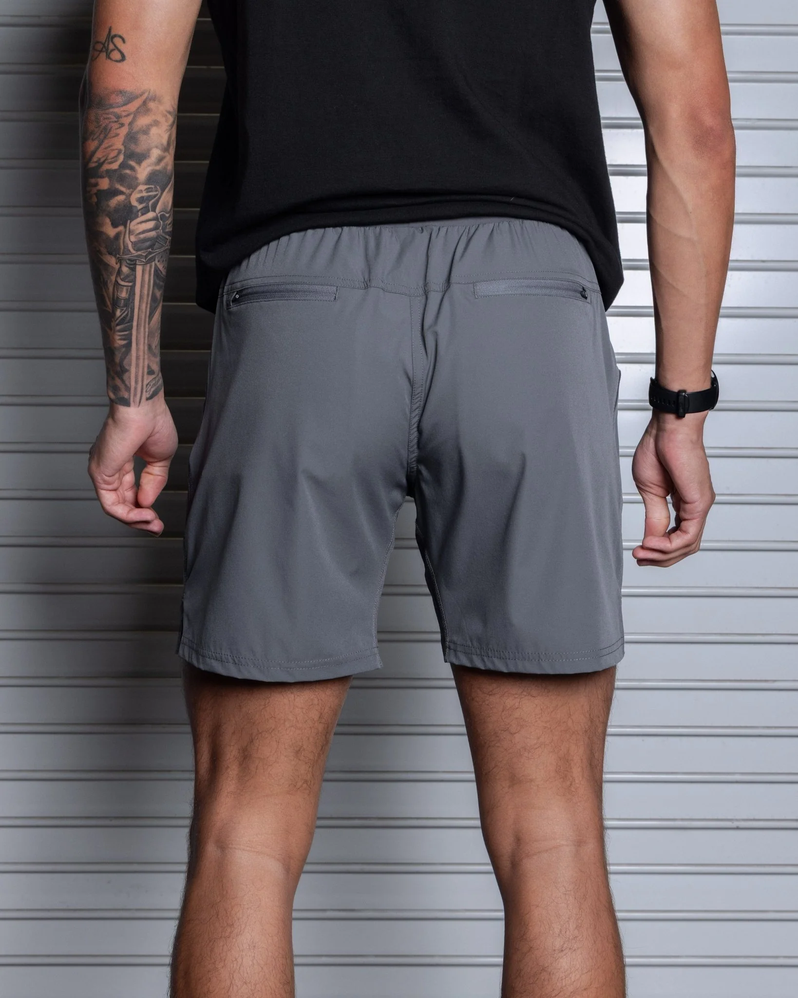 7" Gym Shorts - Charcoal - Image 2