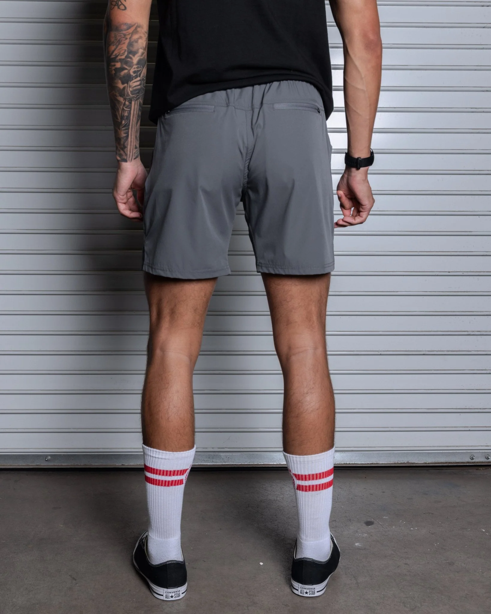 7" Gym Shorts - Charcoal - Image 4