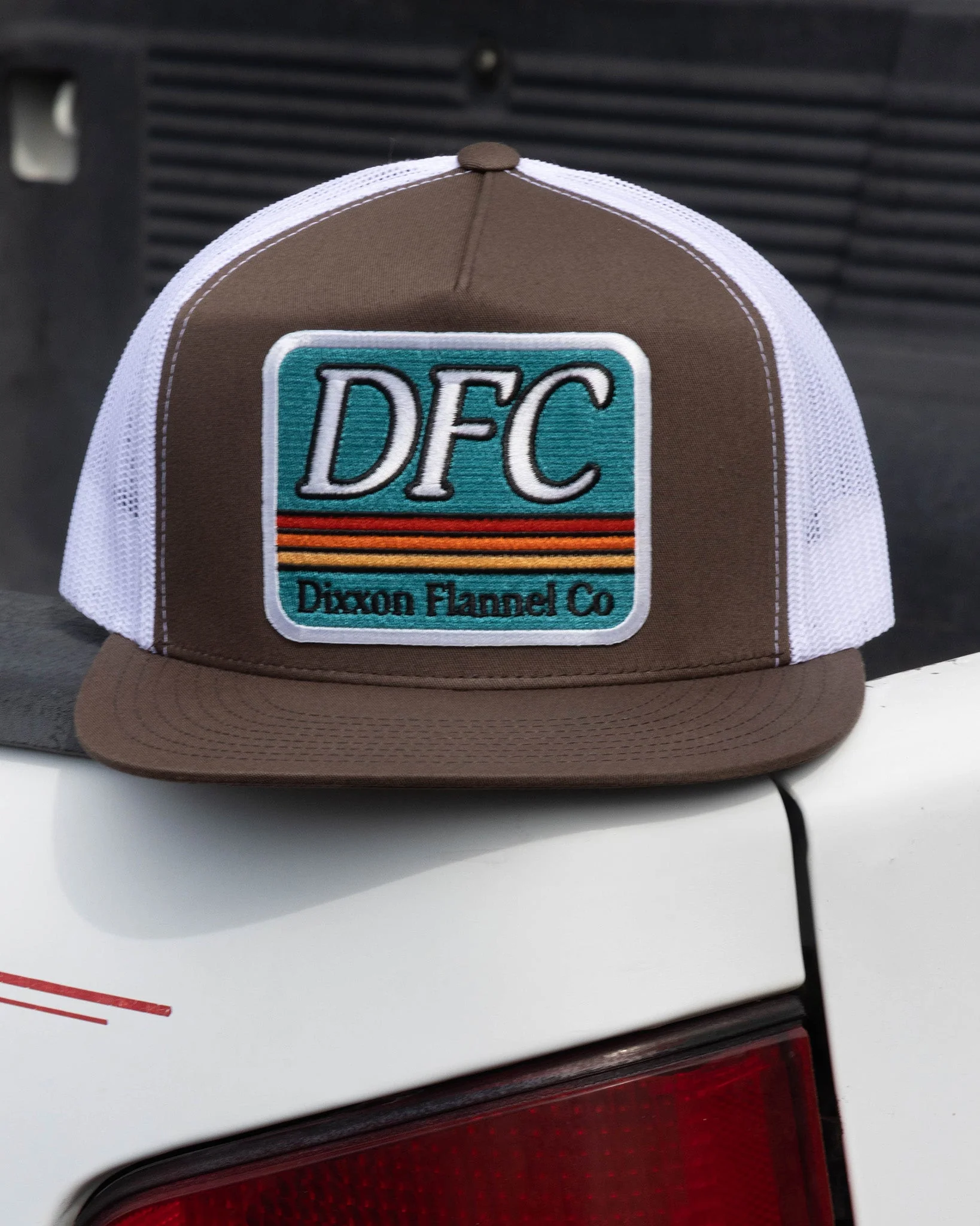 70s Steeze Flat Bill Trucker Snapback - Image 4