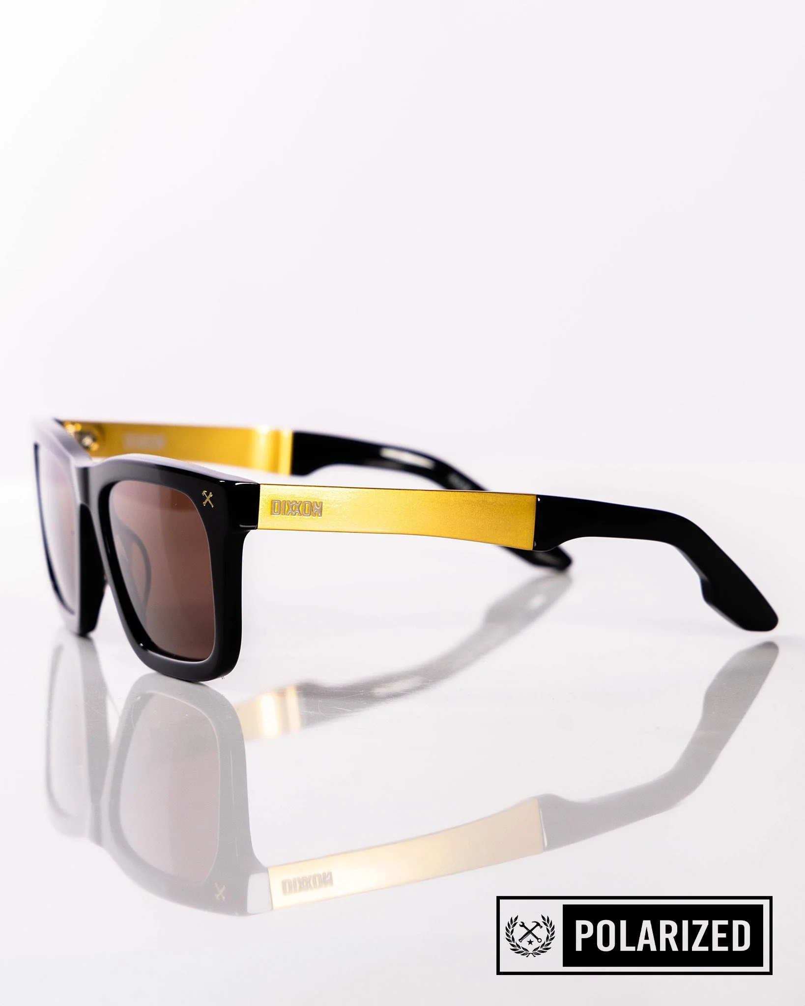 Anvil Metal Sunglasses - Brown & Bronze Polarized - Image 4
