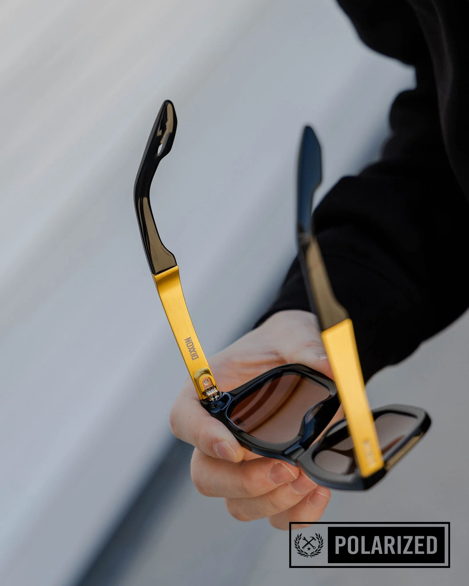 Anvil Metal Sunglasses - Brown & Bronze Polarized - Image 8