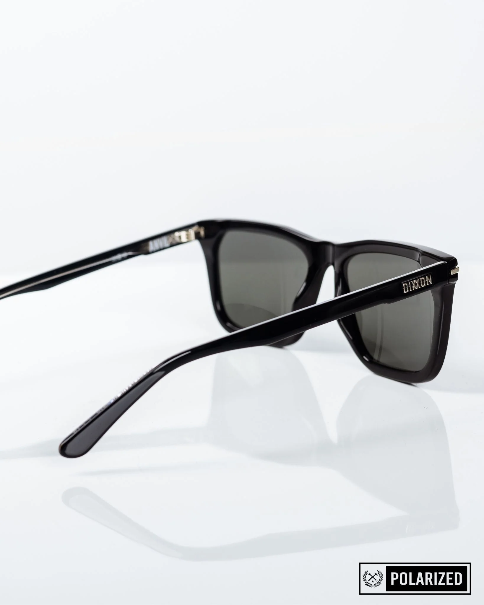 Anvil Sunglasses - Polished Black & Gray Polarized - Image 6