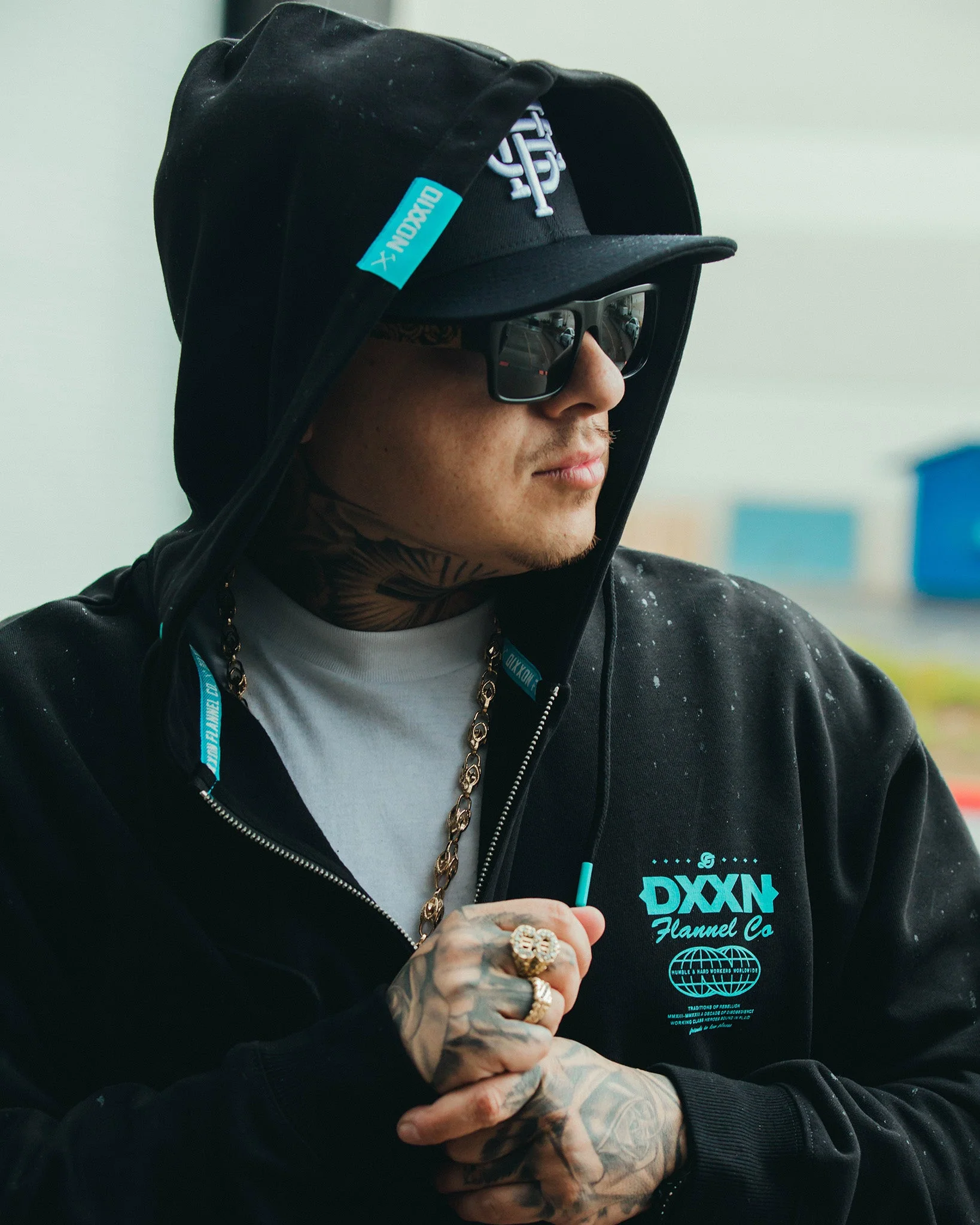 Aqua Tech Zip Up - Black - Image 2