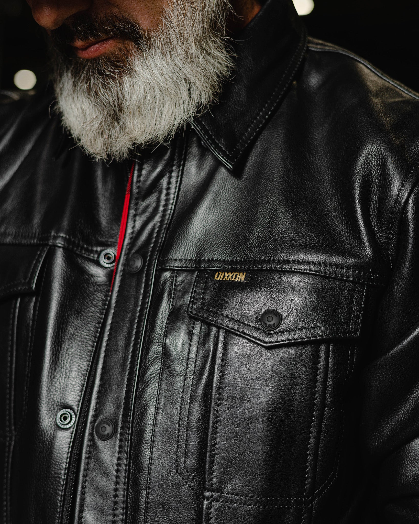 Bishop Leather Shirt - Image 4
