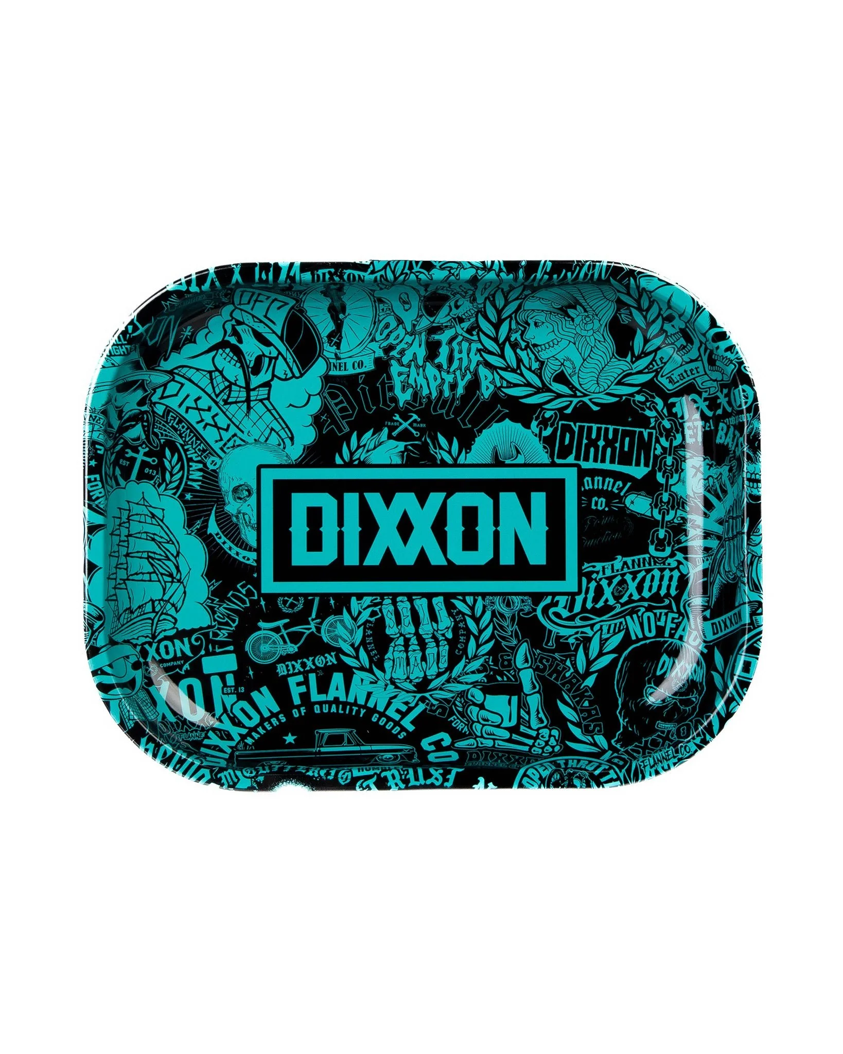 Black & Aqua Blue Weed Travel Kit - Image 4