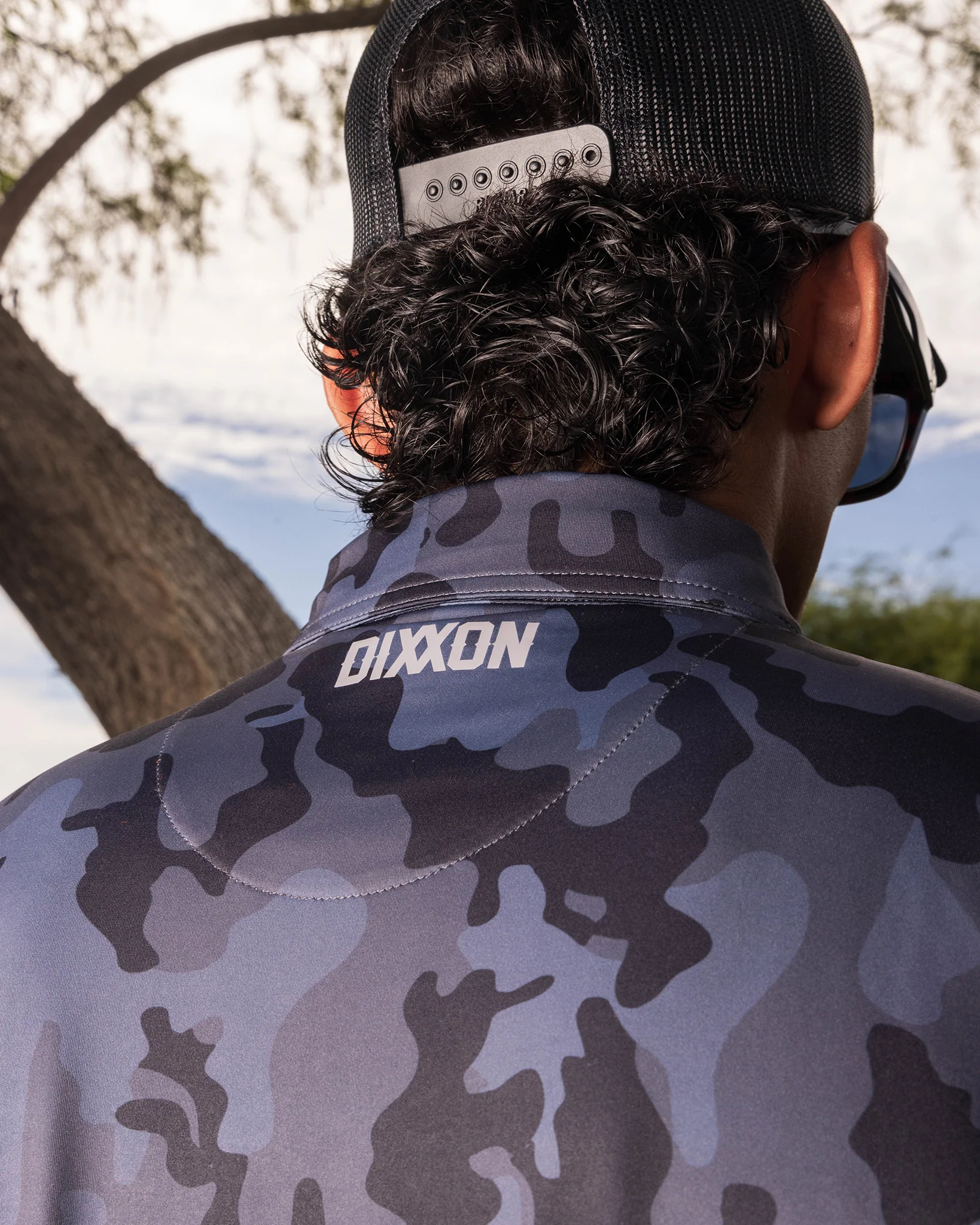 Black Camo Party Polo - Image 4