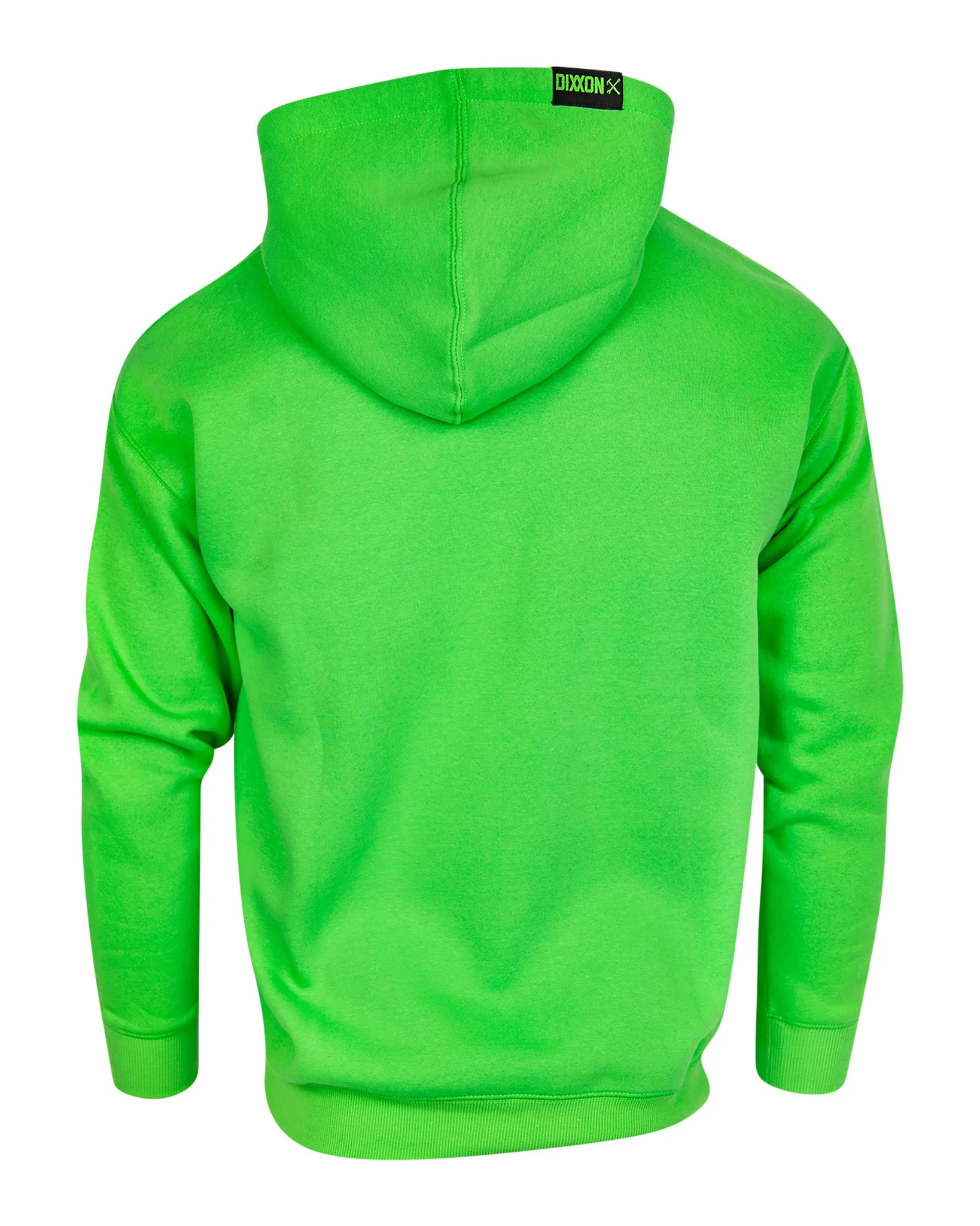 Black Checkpoint Pullover Hoodie - Safety Green - Image 3