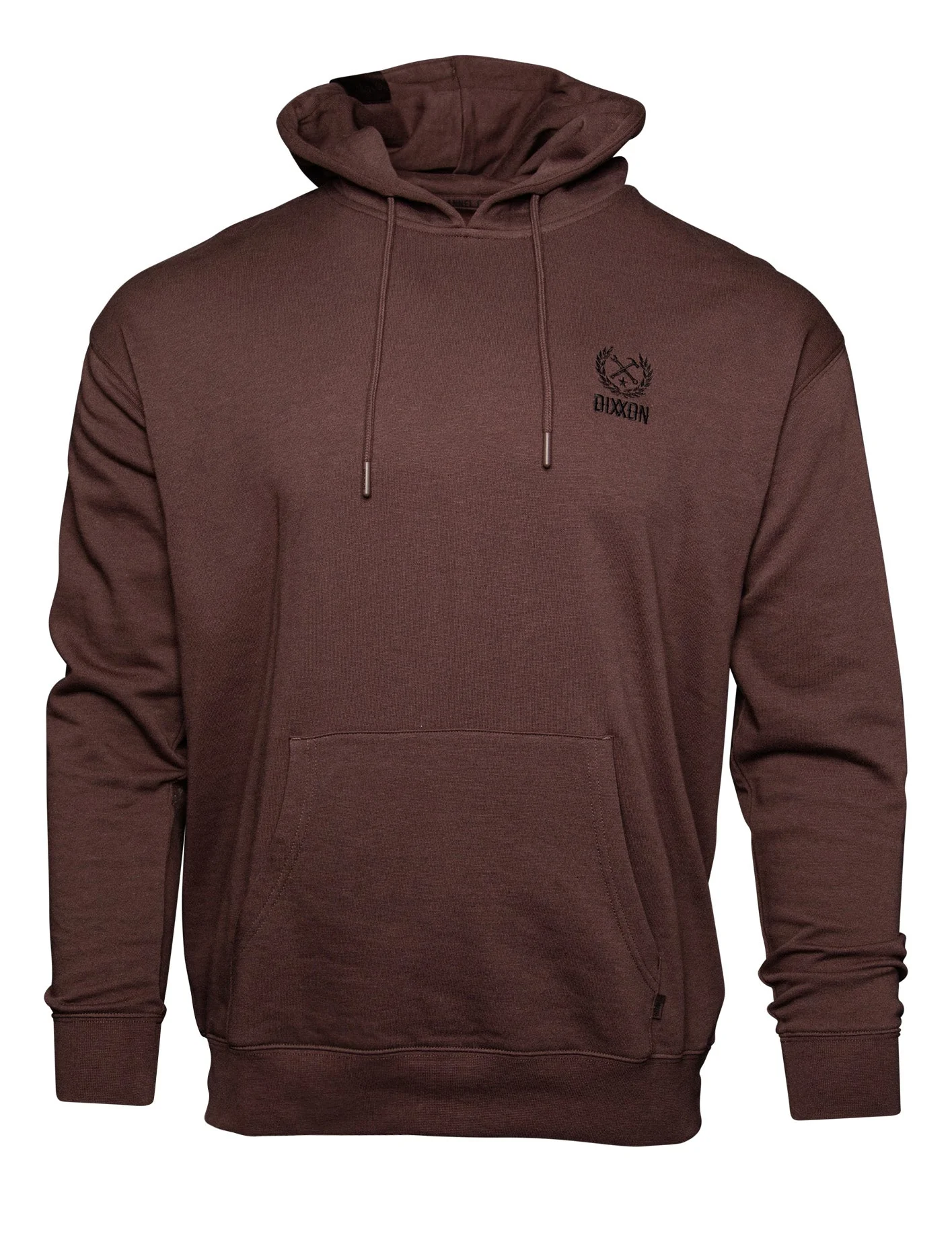 Black Crest Lightweight Pullover Hoodie - Brown - Image 2