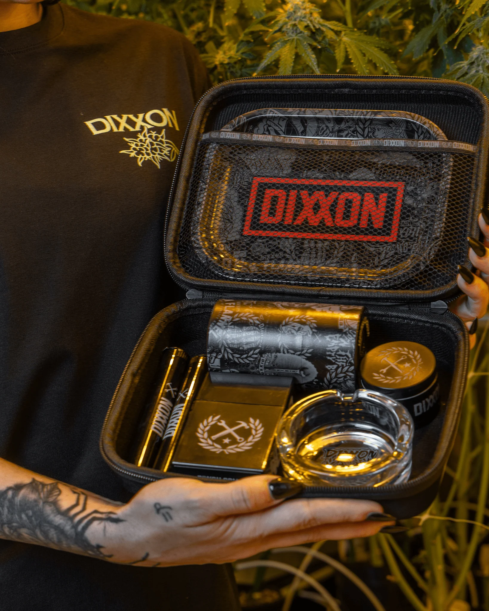 Black & Gray Weed Travel Kit - Image 2