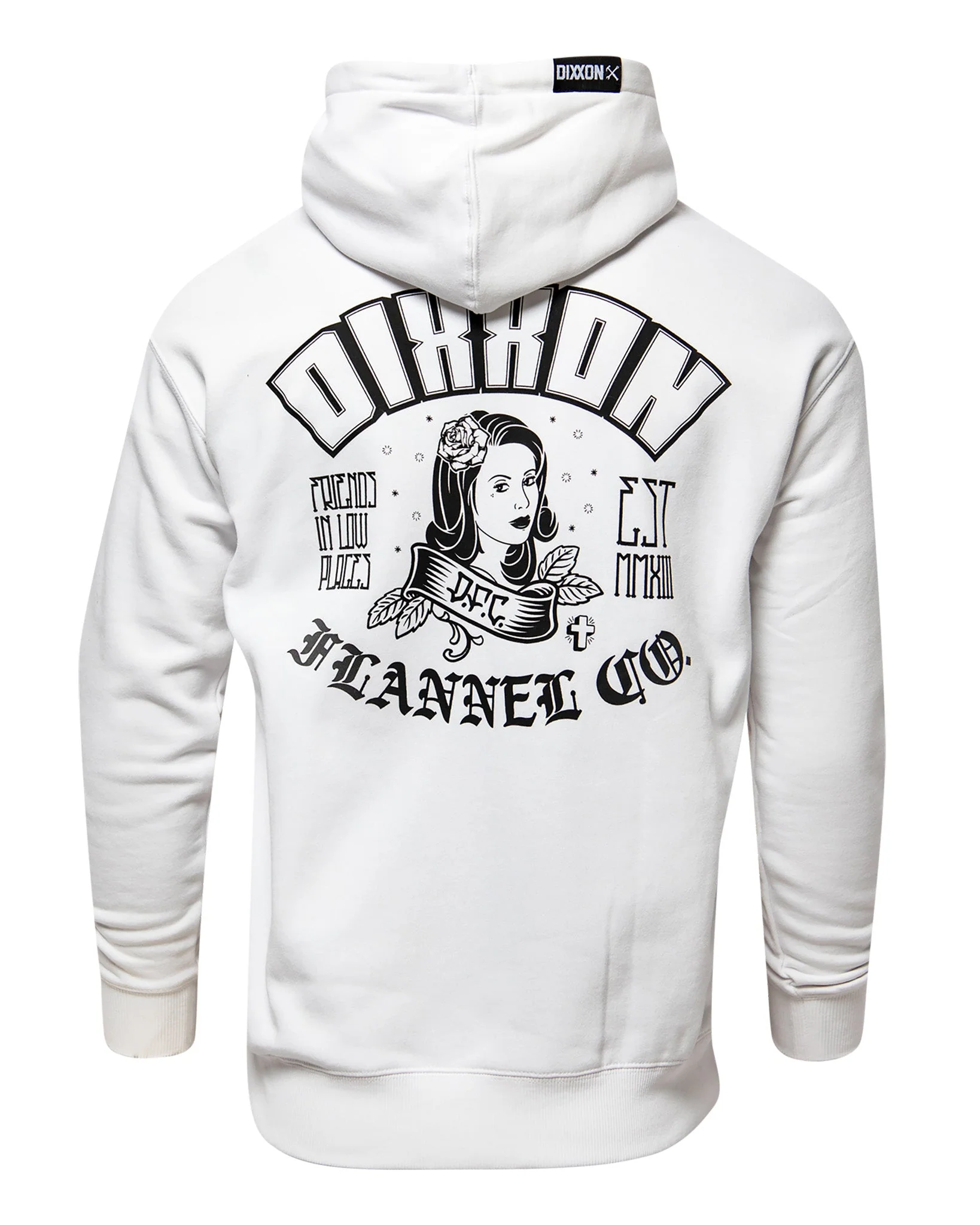 Black Maria Pullover Hoodie - White - Image 2