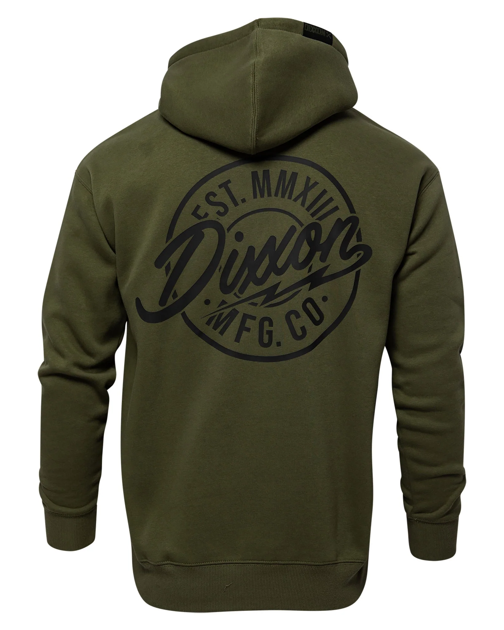 Black MFG Pullover Hoodie - O.D. Green - Image 2