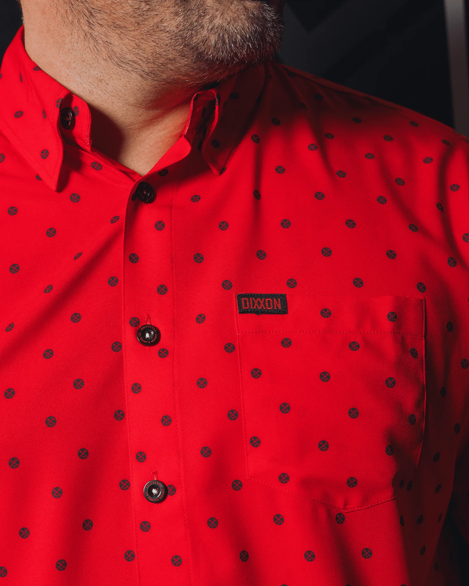 Black Polkacide Party Shirt - Red - Image 3