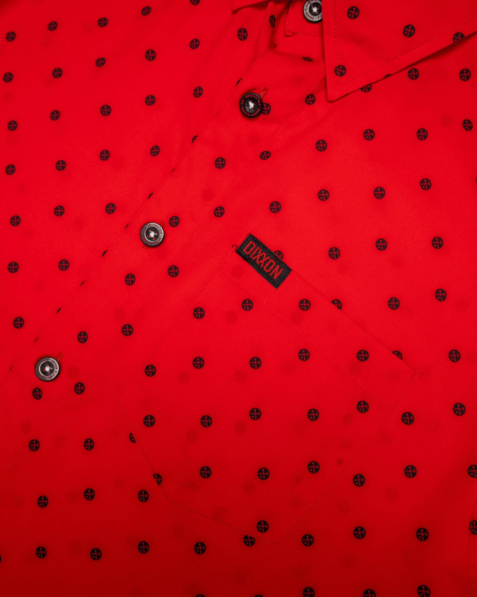 Black Polkacide Party Shirt - Red - Image 5