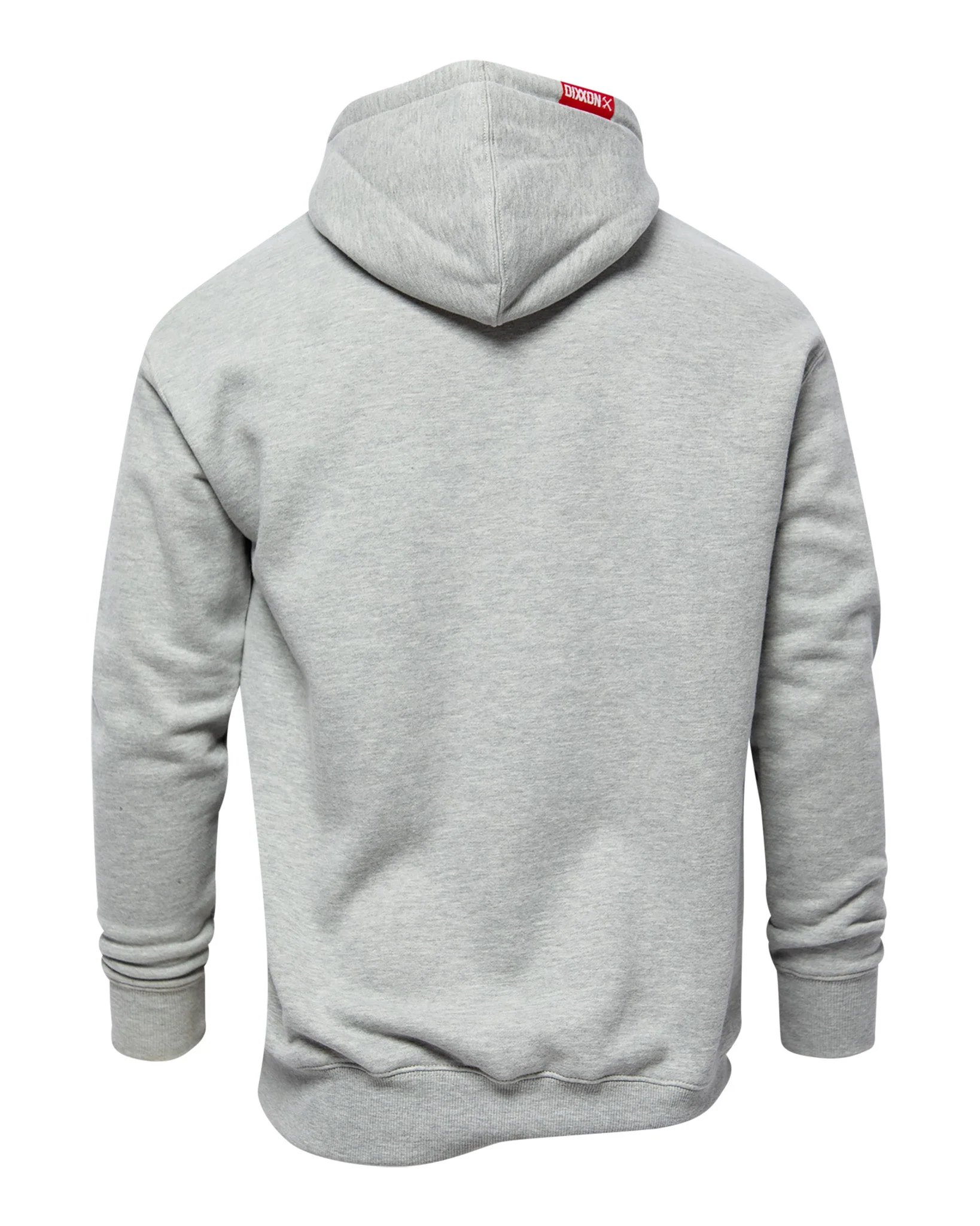 Black Stencil Pullover Hoodie - Heather Gray - Image 3