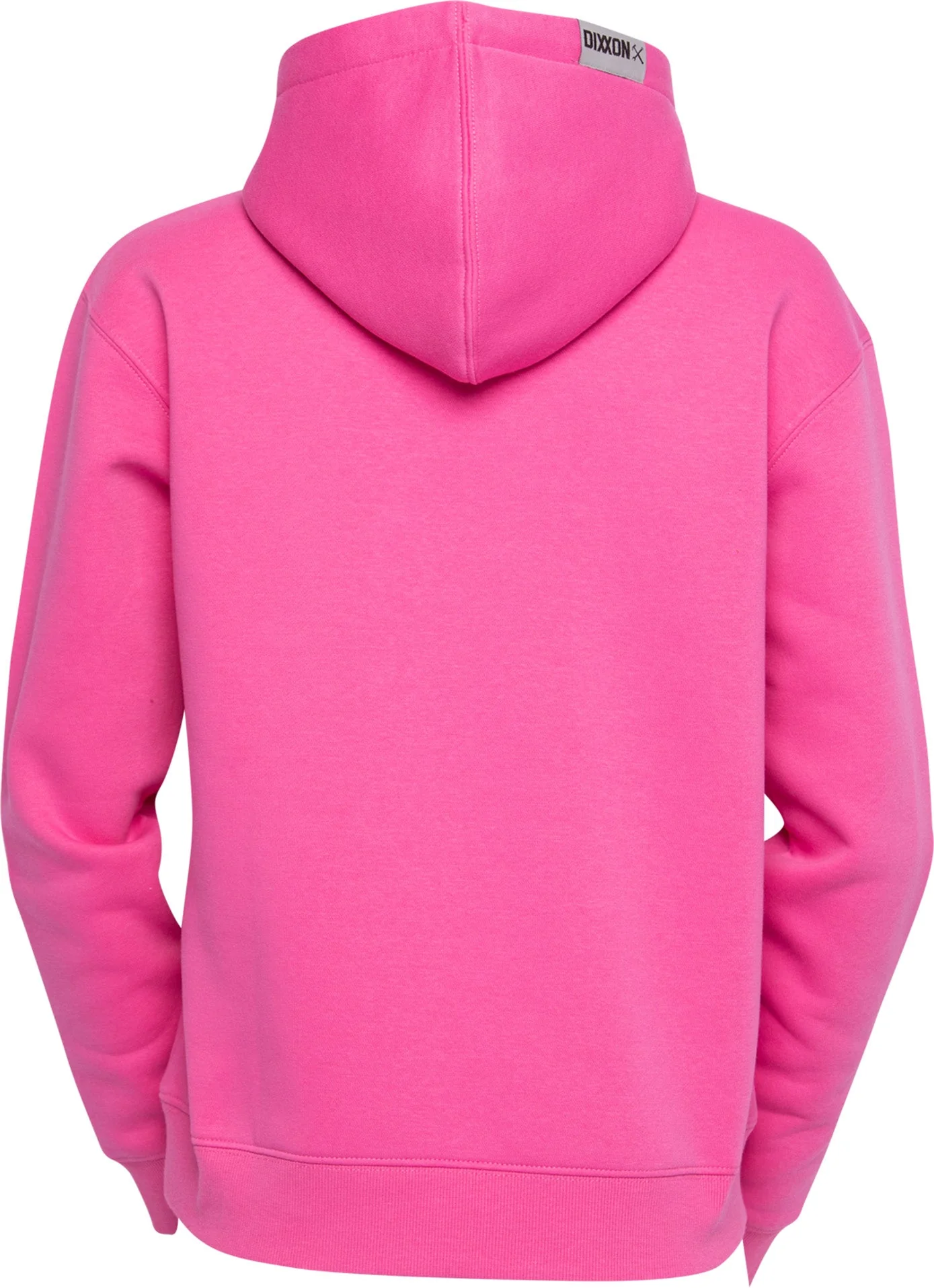 Women's Black & White Dixxon Quality Pullover Hoodie - Pink - Image 3