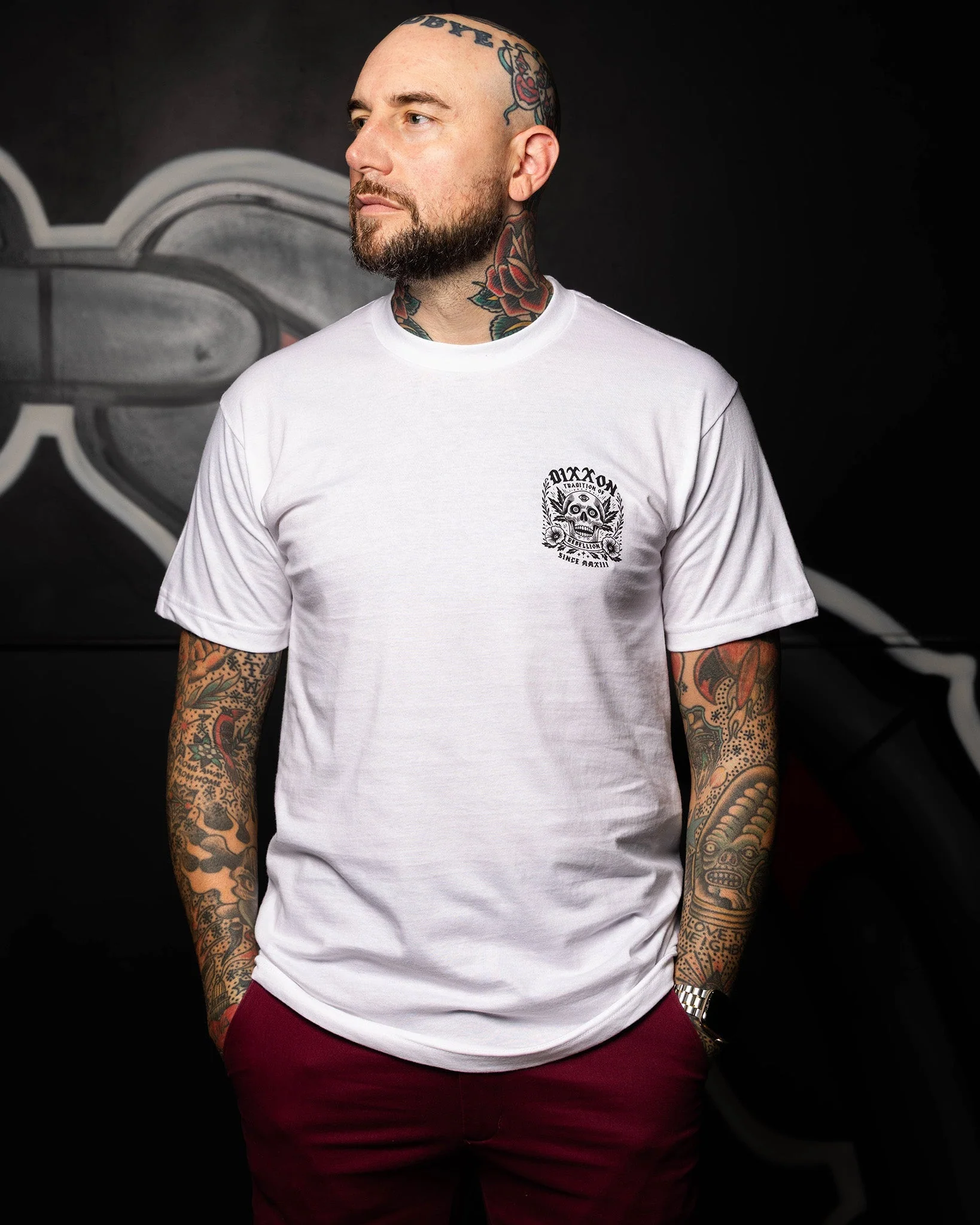 Black Wormwood T-Shirt - White - Image 2