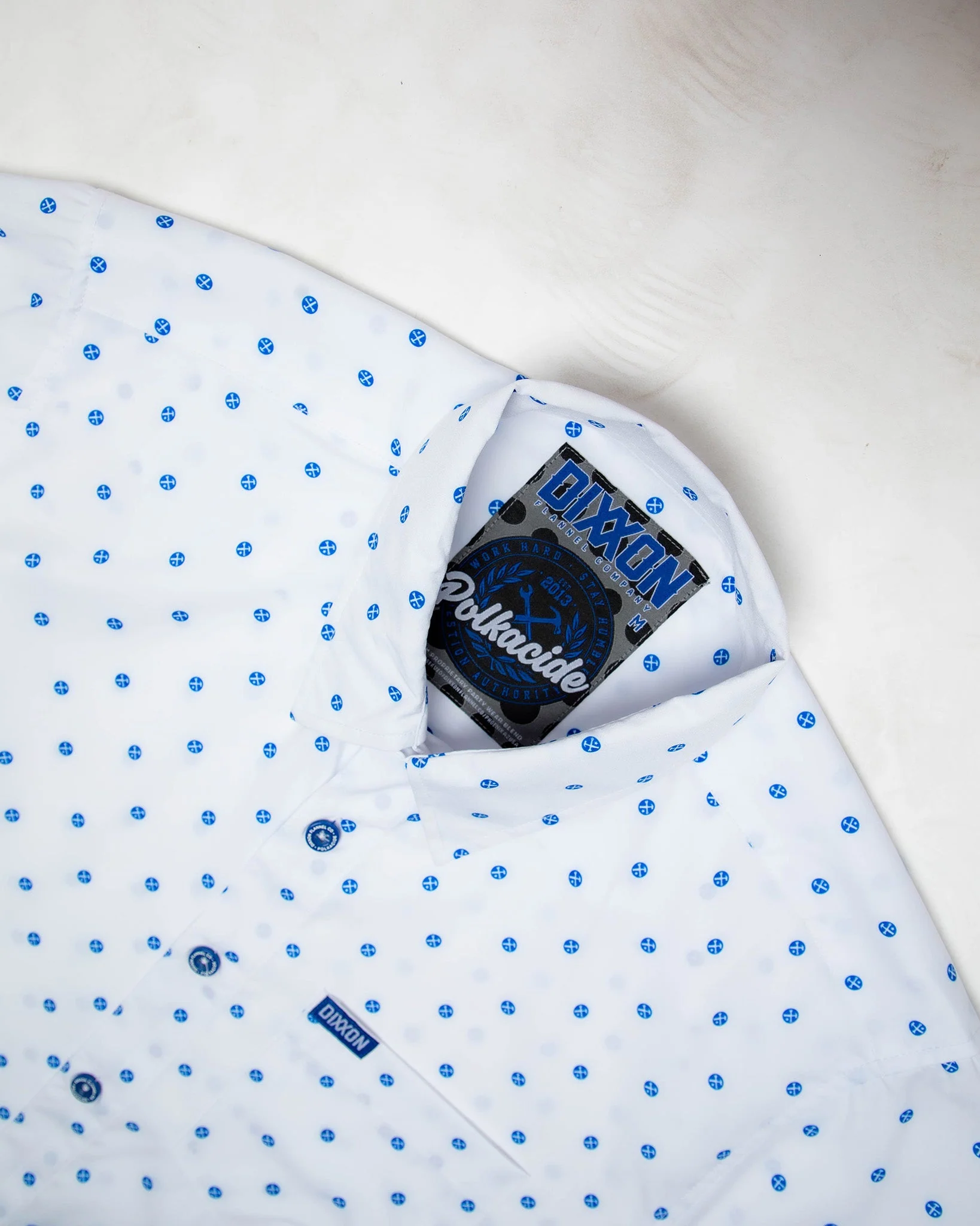 Blue Polkacide Party Shirt - White - Image 4