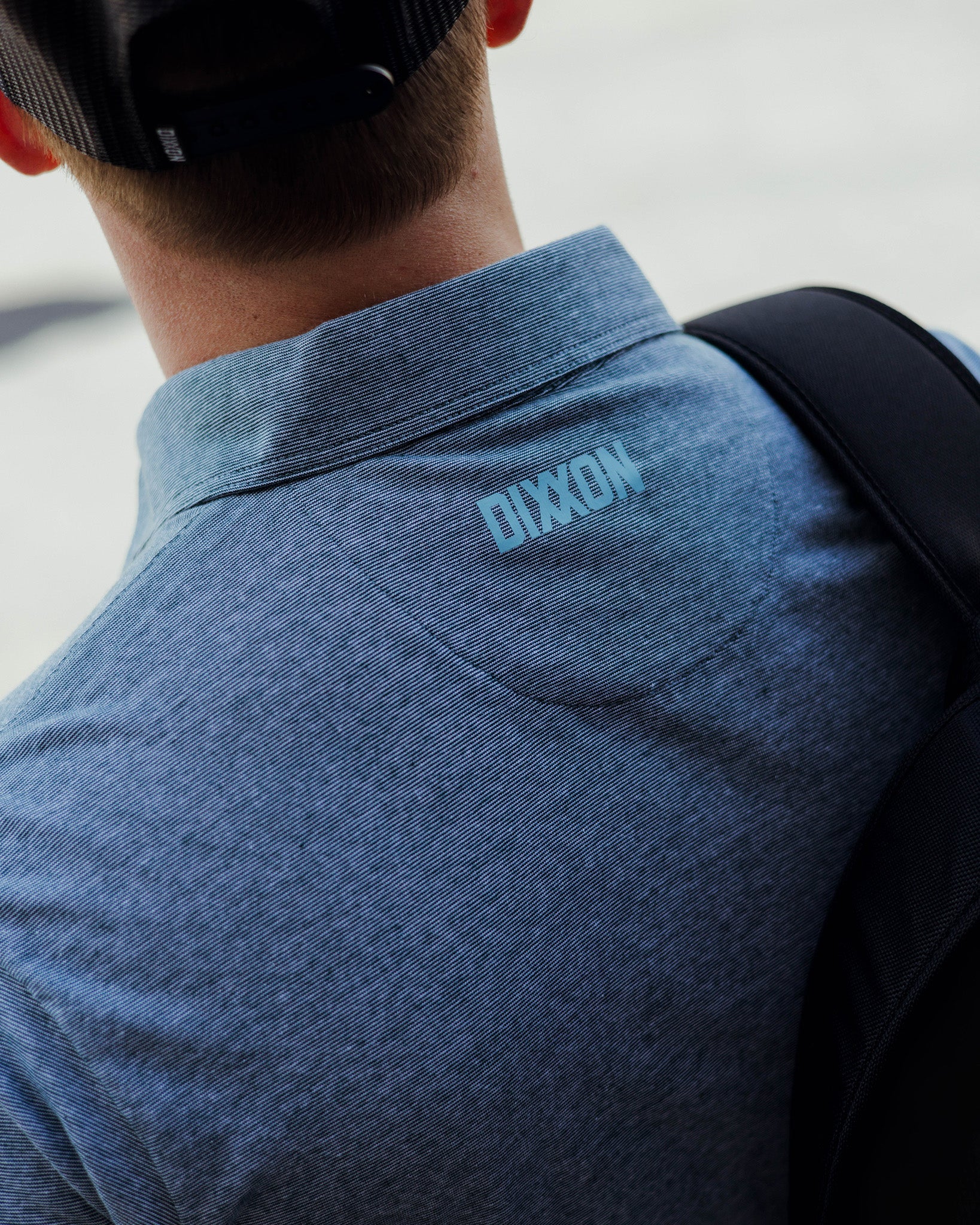 Blue Stripe Premium Polo - Heathered Teal - Image 4
