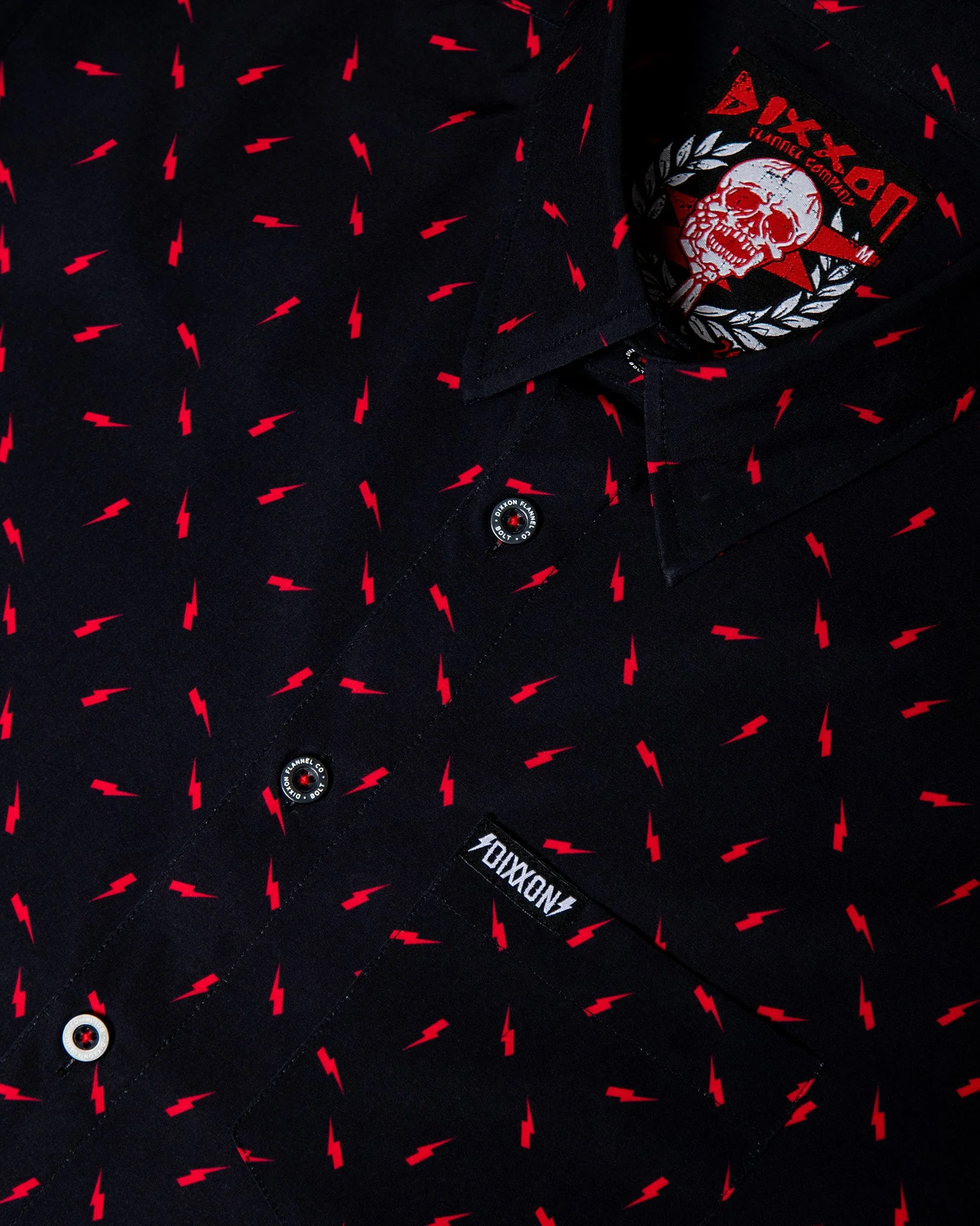 Bolt Party Shirt - Black & Red - Image 5