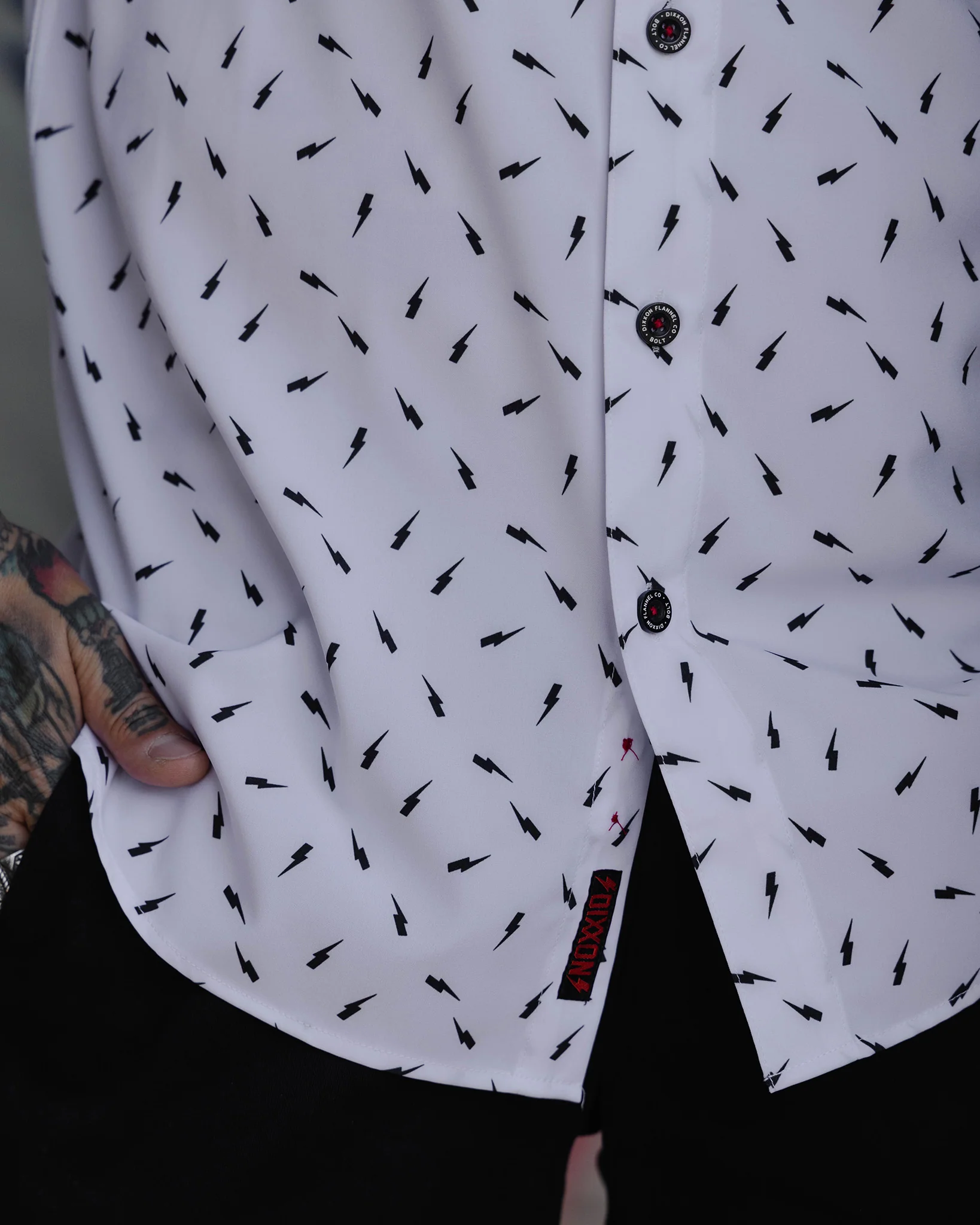 Bolt Party Shirt - White - Image 5