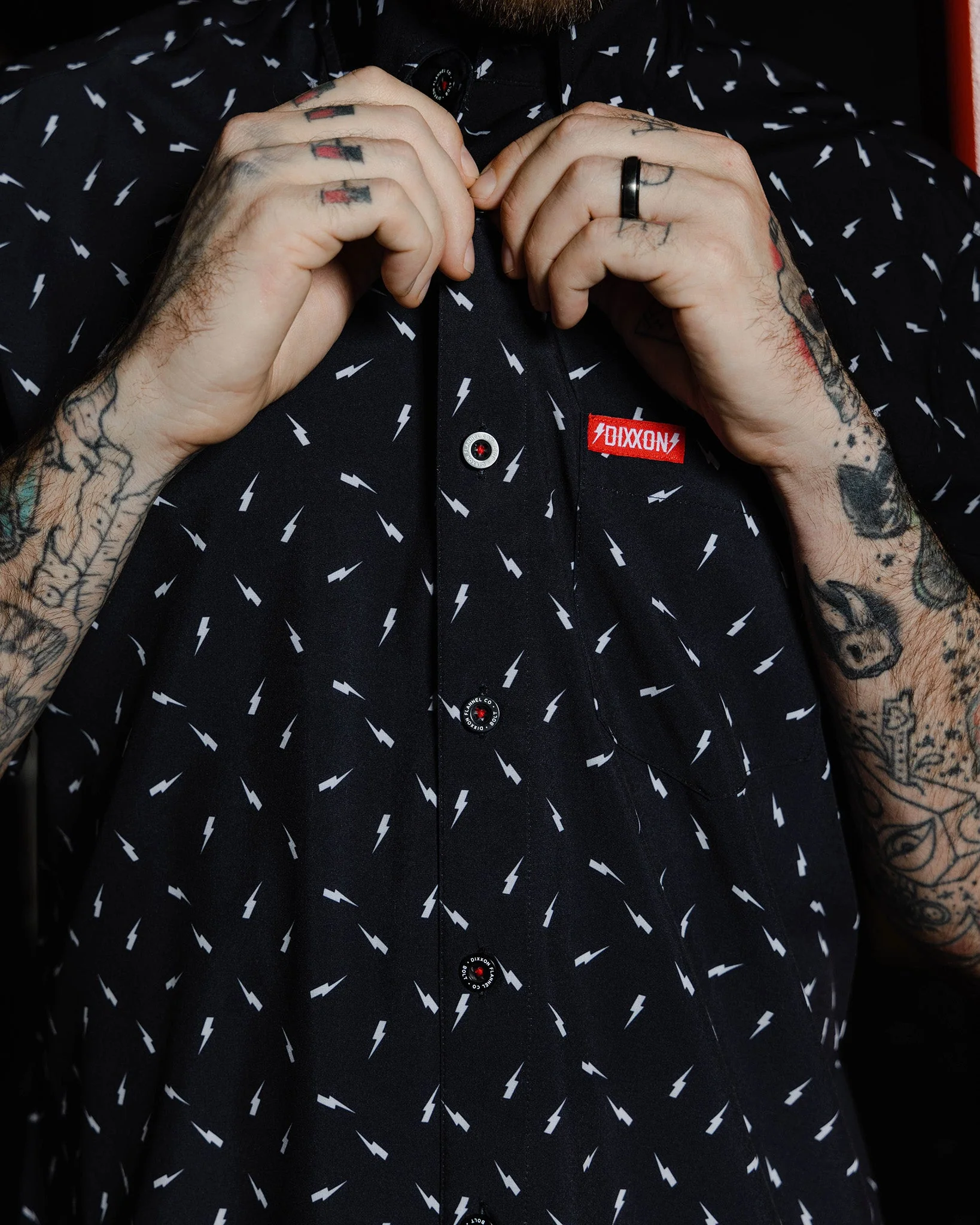 Bolt Party Shirt - Black - Image 5