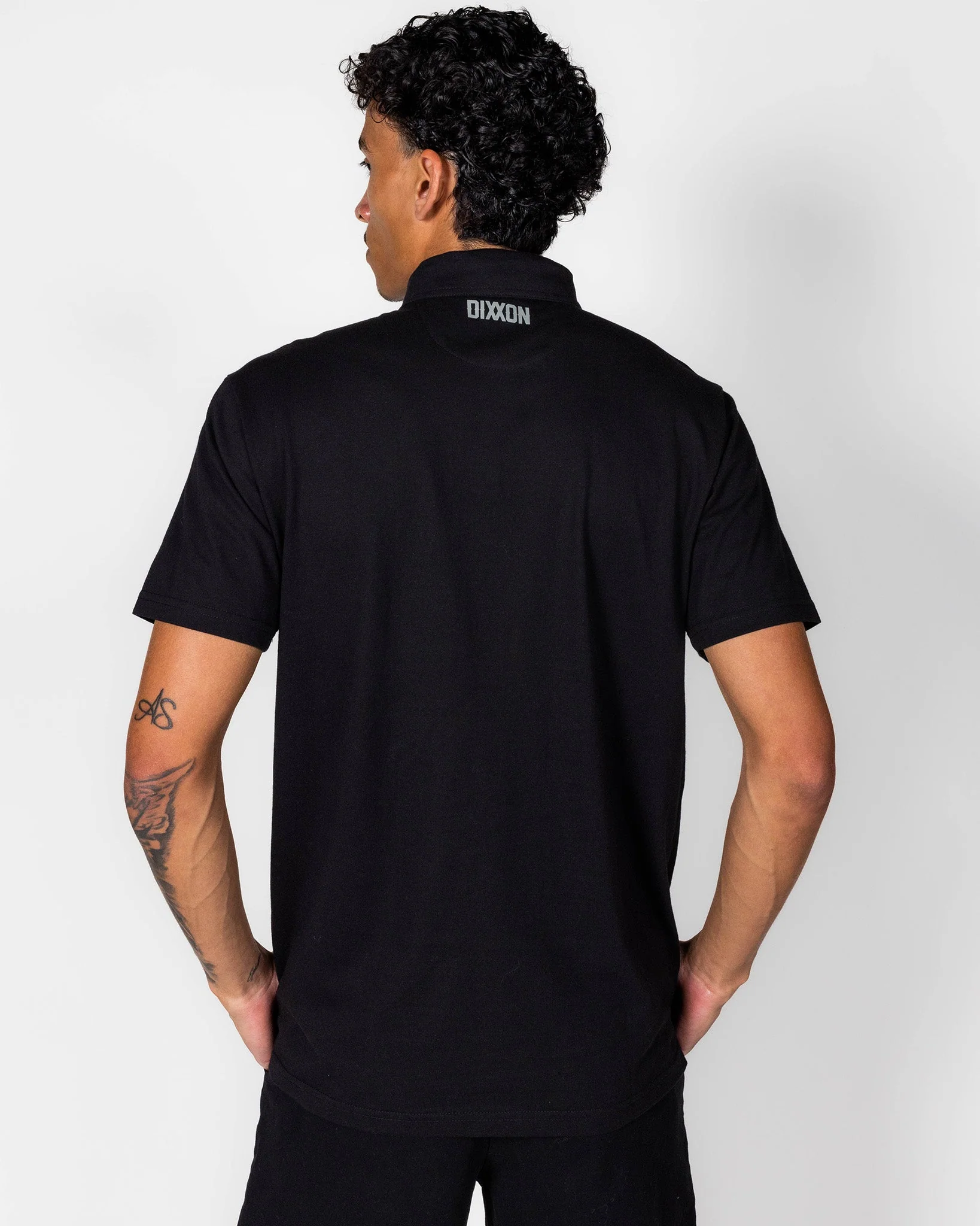 Bolt Premium Polo - Black & Gray - Image 2