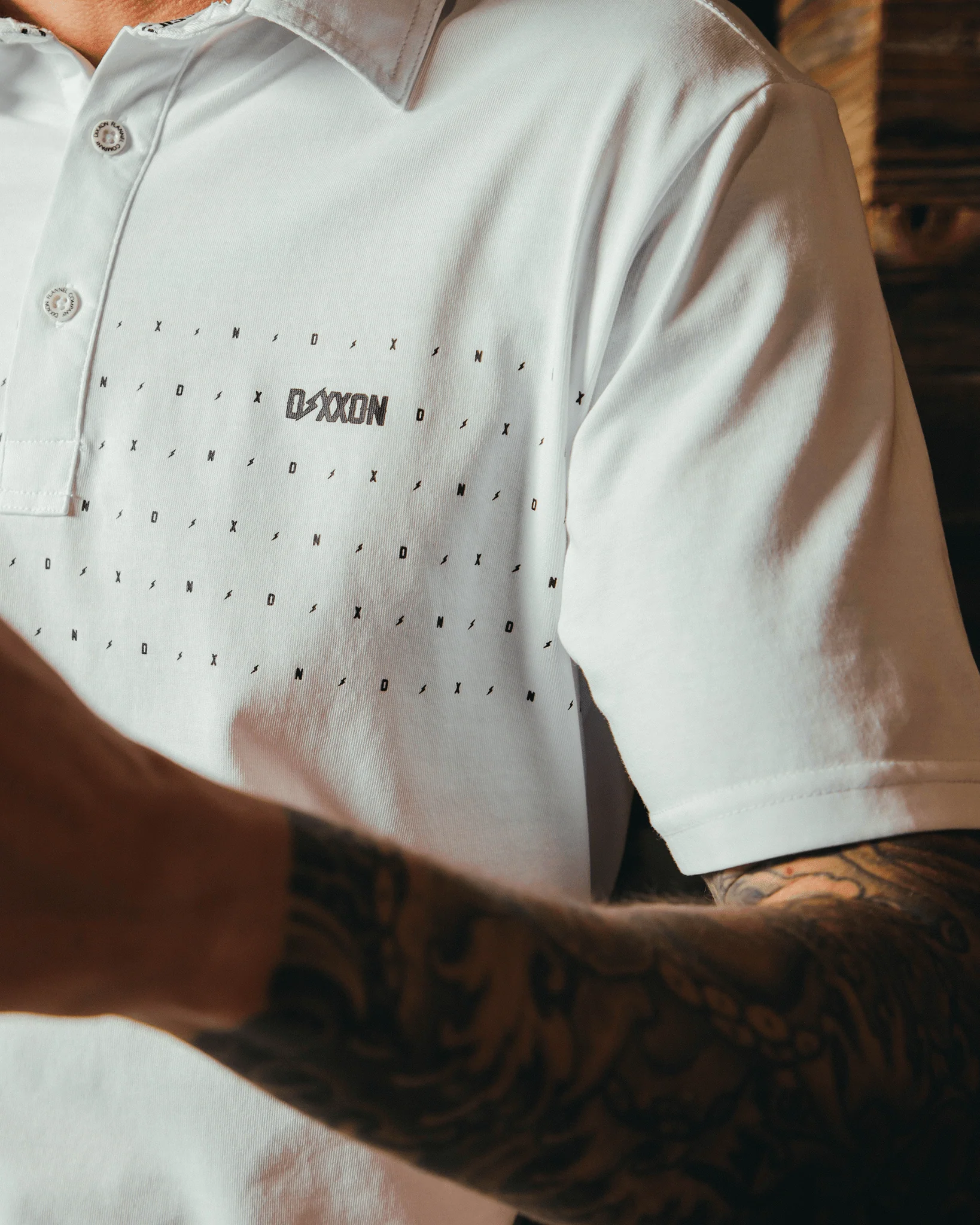 Bolt Premium Polo - White - Image 2