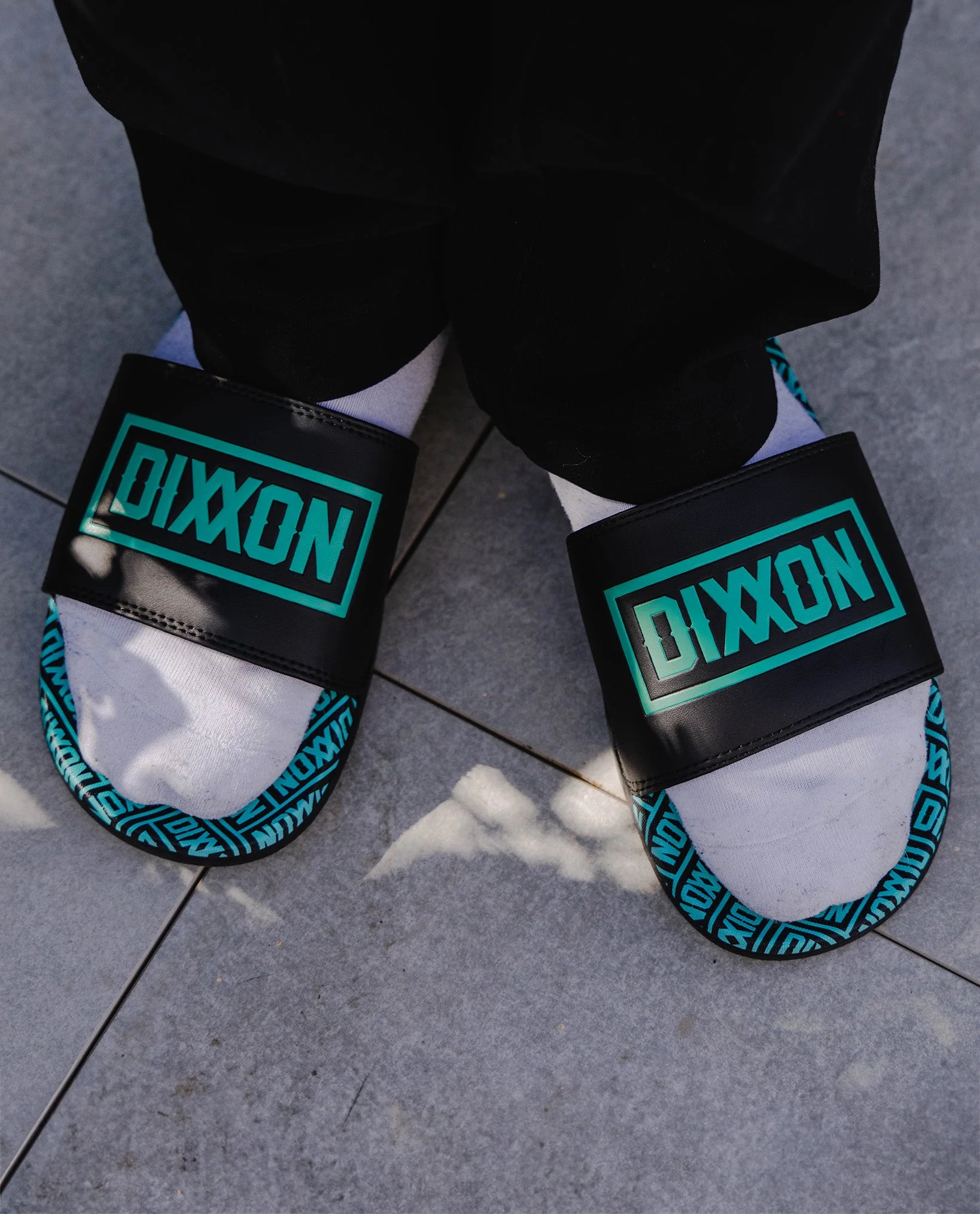Box Overload Slides - Black & Tiffany - Image 2