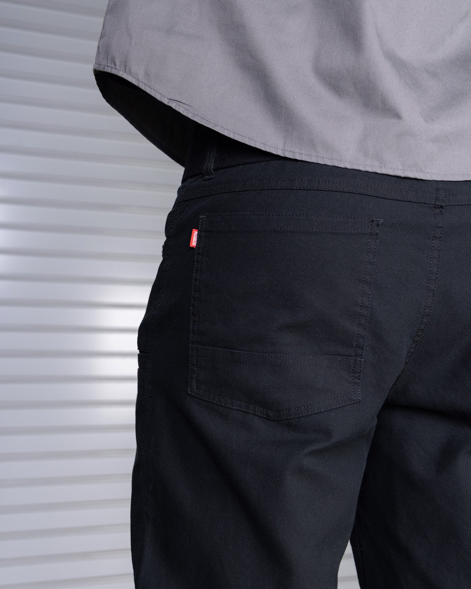 Canvas Work Pants - Black - Image 7