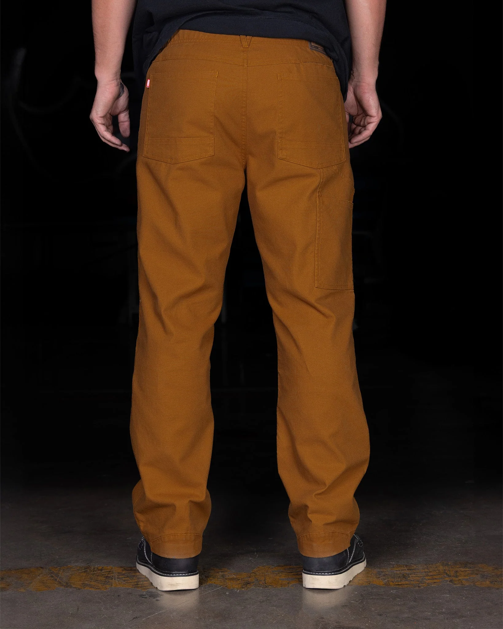 Canvas Work Pants - Camel - Image 3