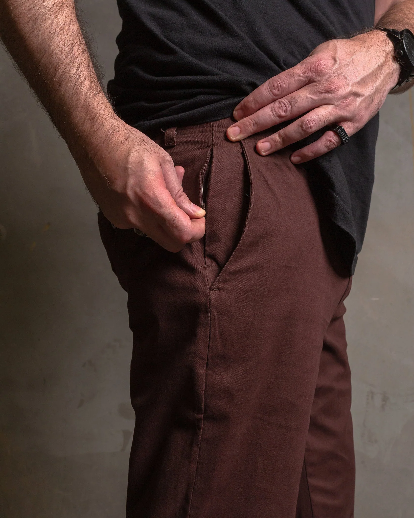 Chino Pants - Brown - Image 6