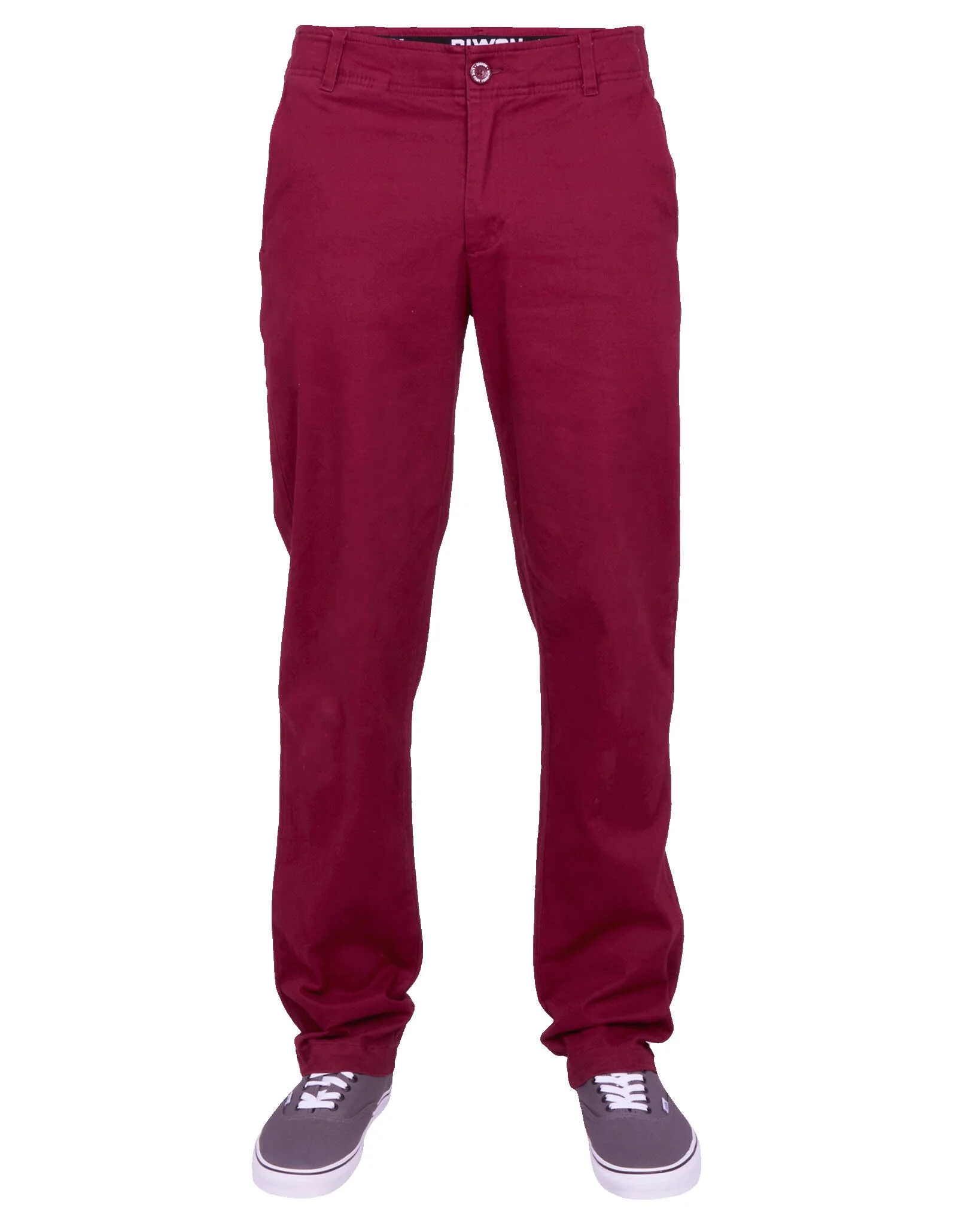 Chino Pants - Maroon - Image 3
