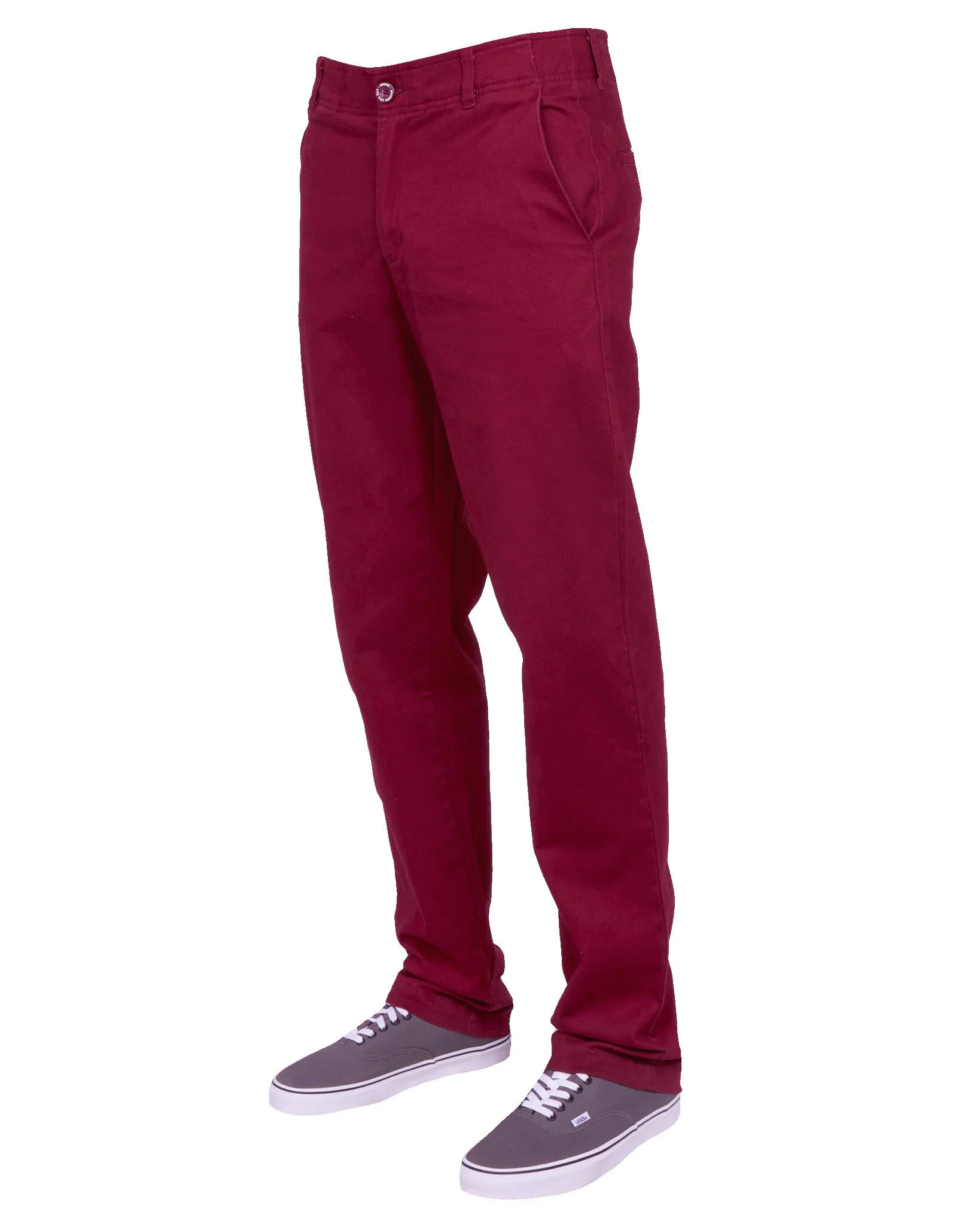 Chino Pants - Maroon - Image 4