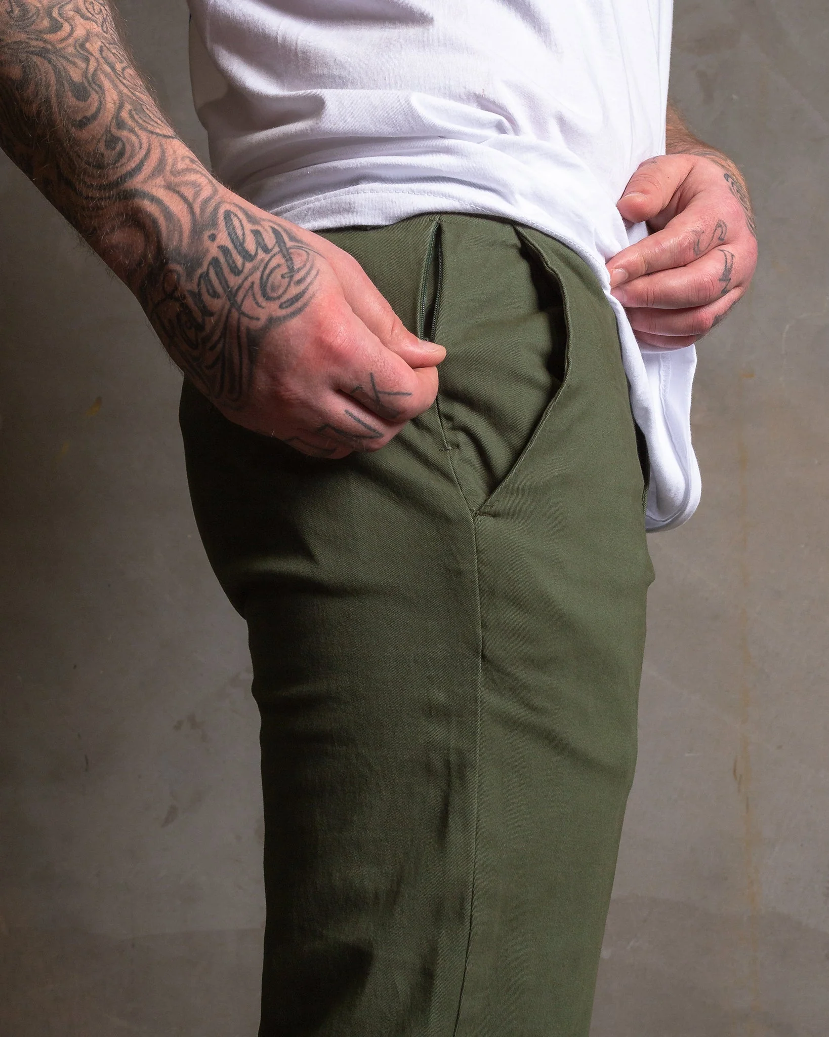 Chino Pants - O.D. Green - Image 6