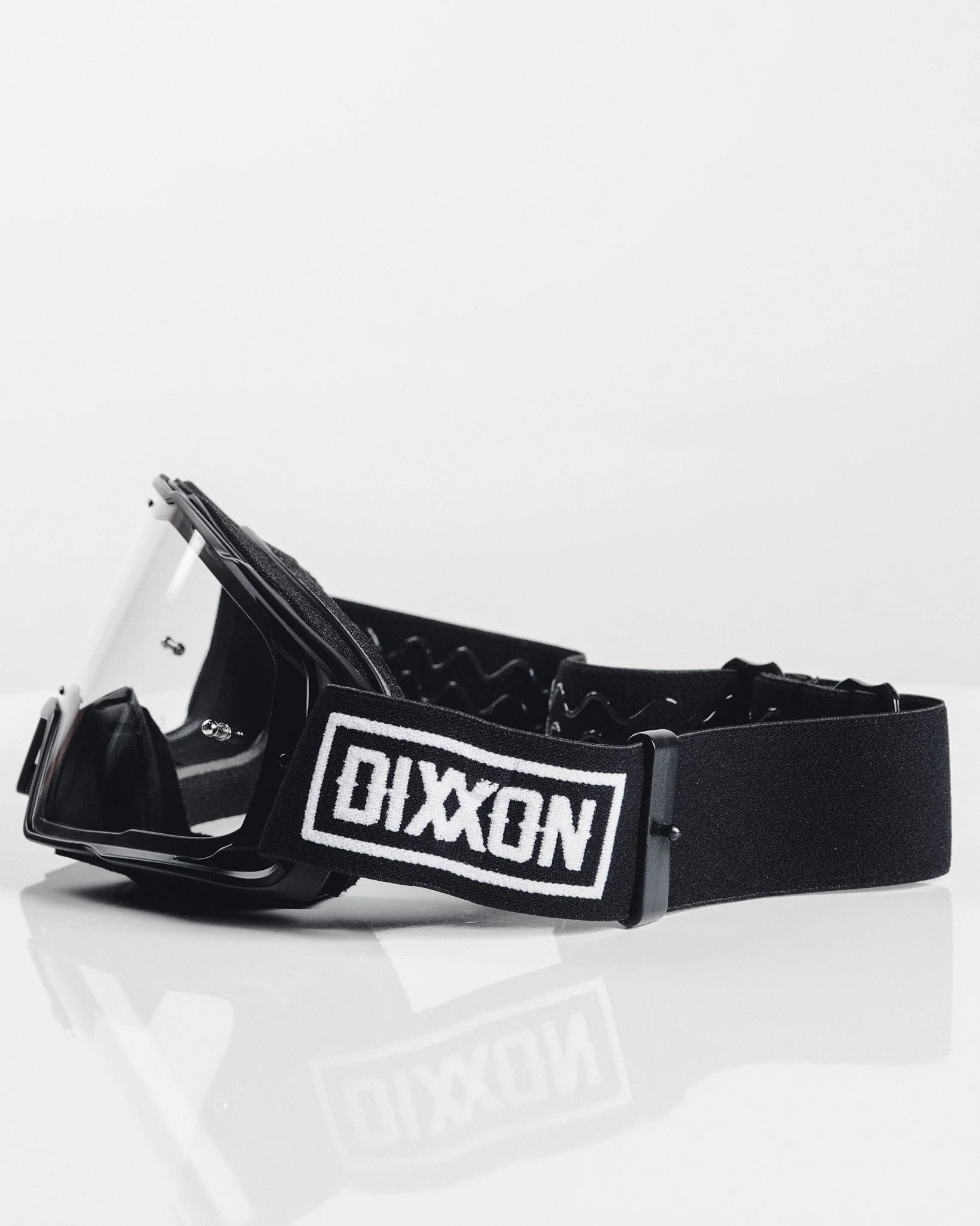 Contender MX Goggles - Black & White / Clear Lens - Image 3