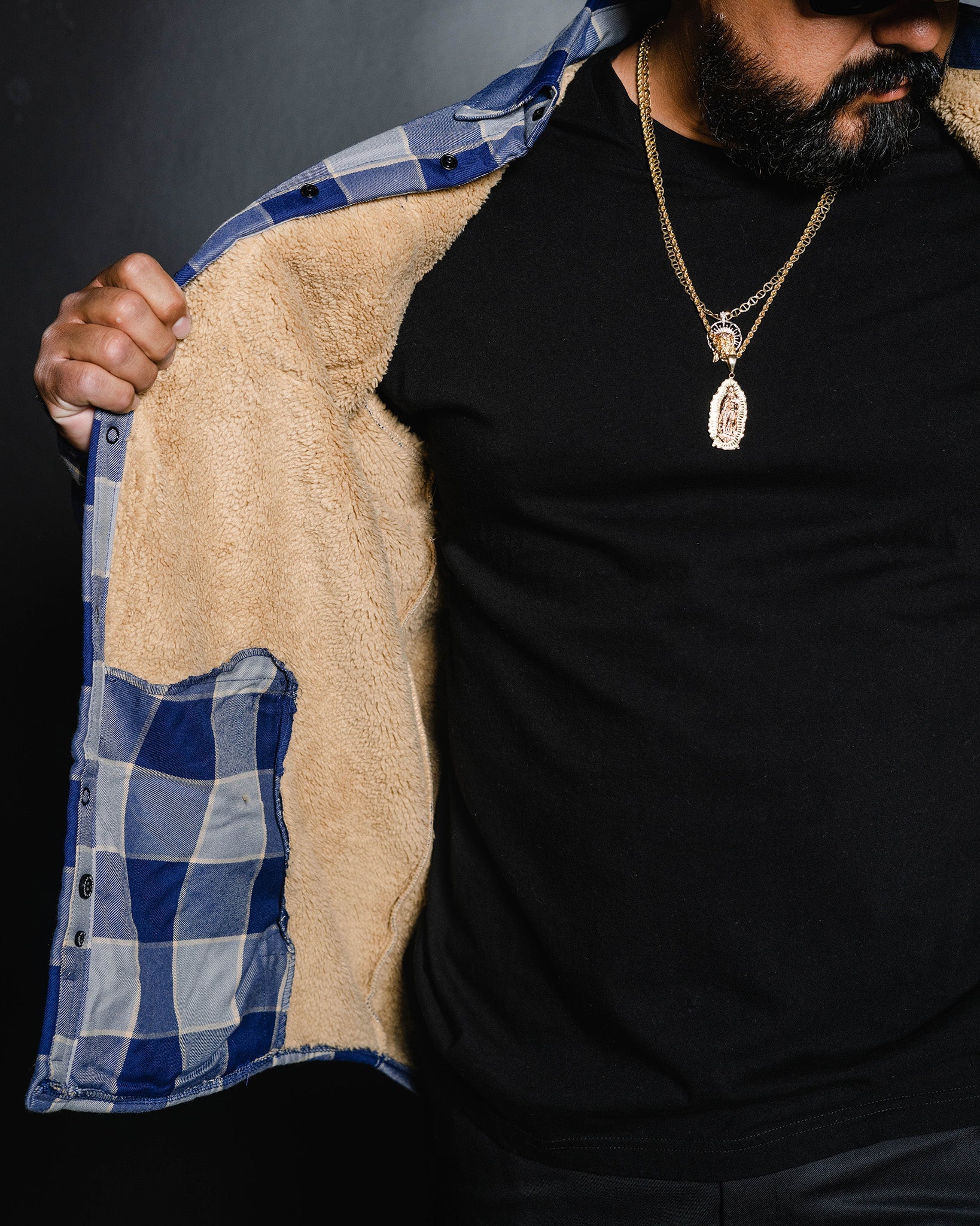Coronado Sherpa Lined Flannel Jacket - Image 9