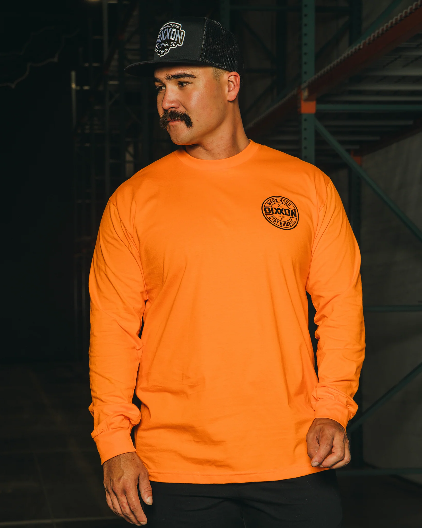 Corpo Hi Vis Long Sleeve T-Shirt - Safety Orange - Image 4
