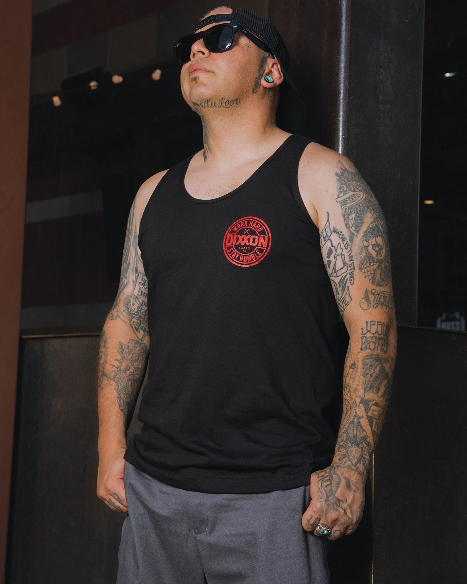 Corpo Tank - Black & Red - Image 4