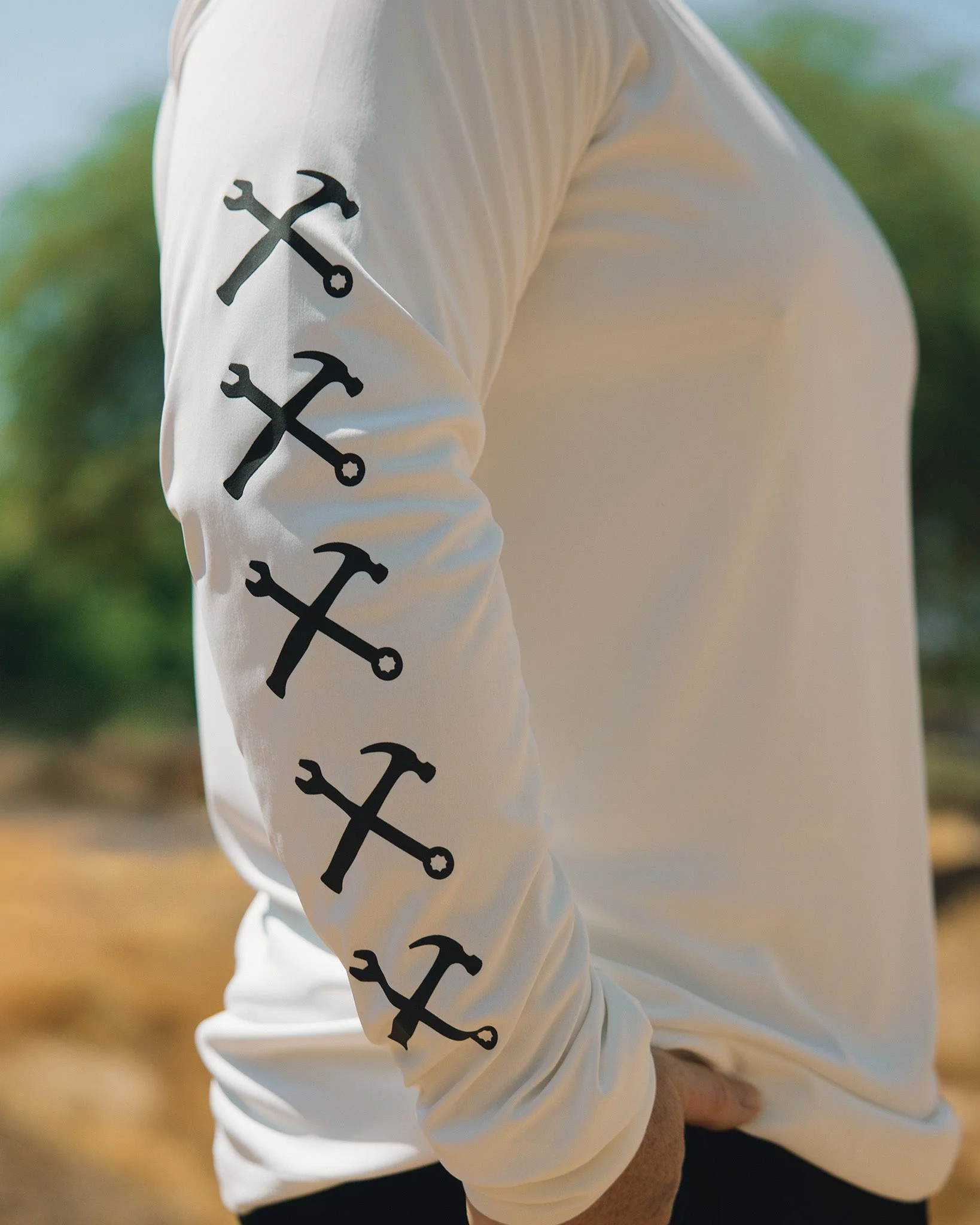 Corpo UV Long Sleeve T-Shirt - White - Image 3