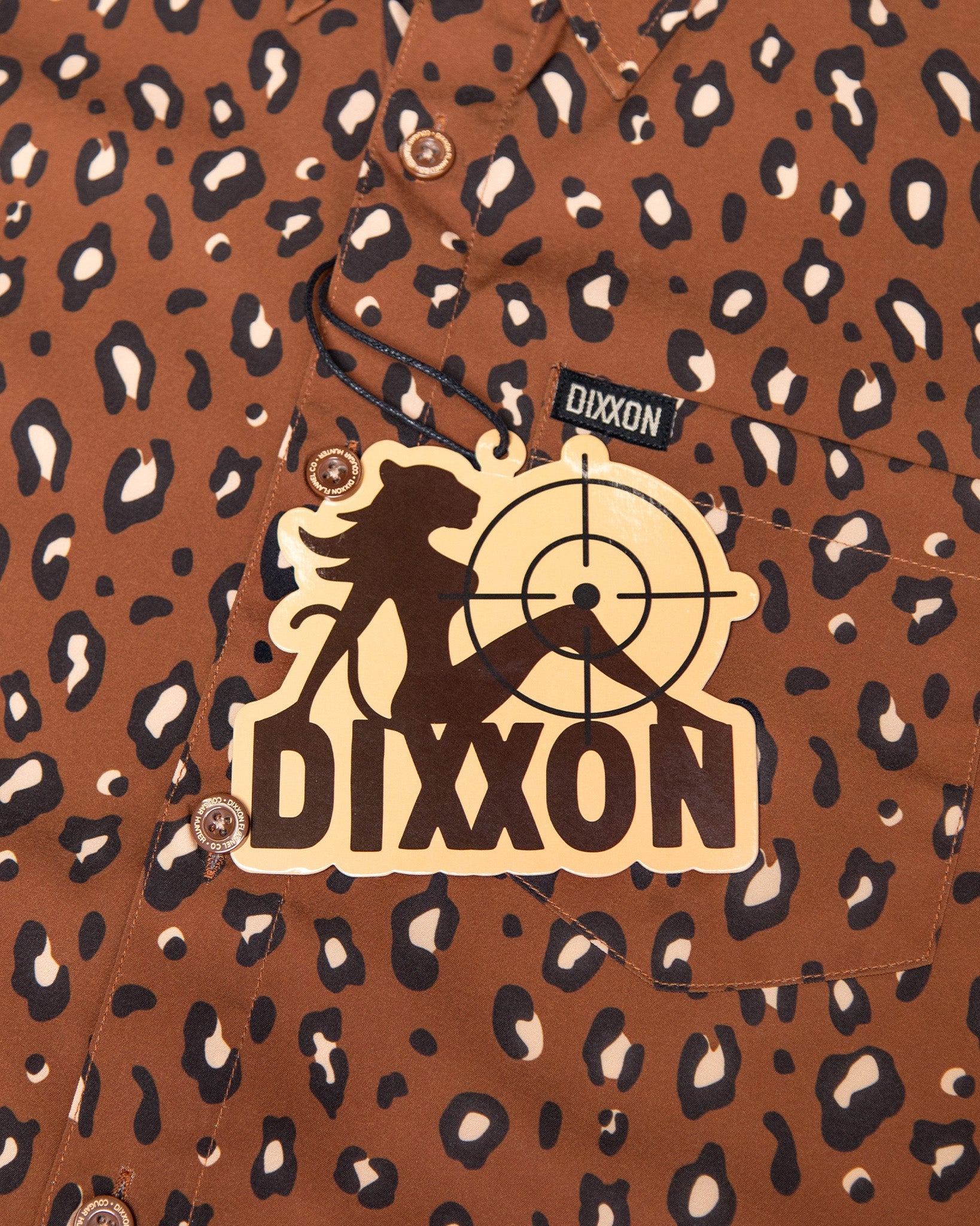 Cougar Hunter Party Shirt - Brown - Image 5