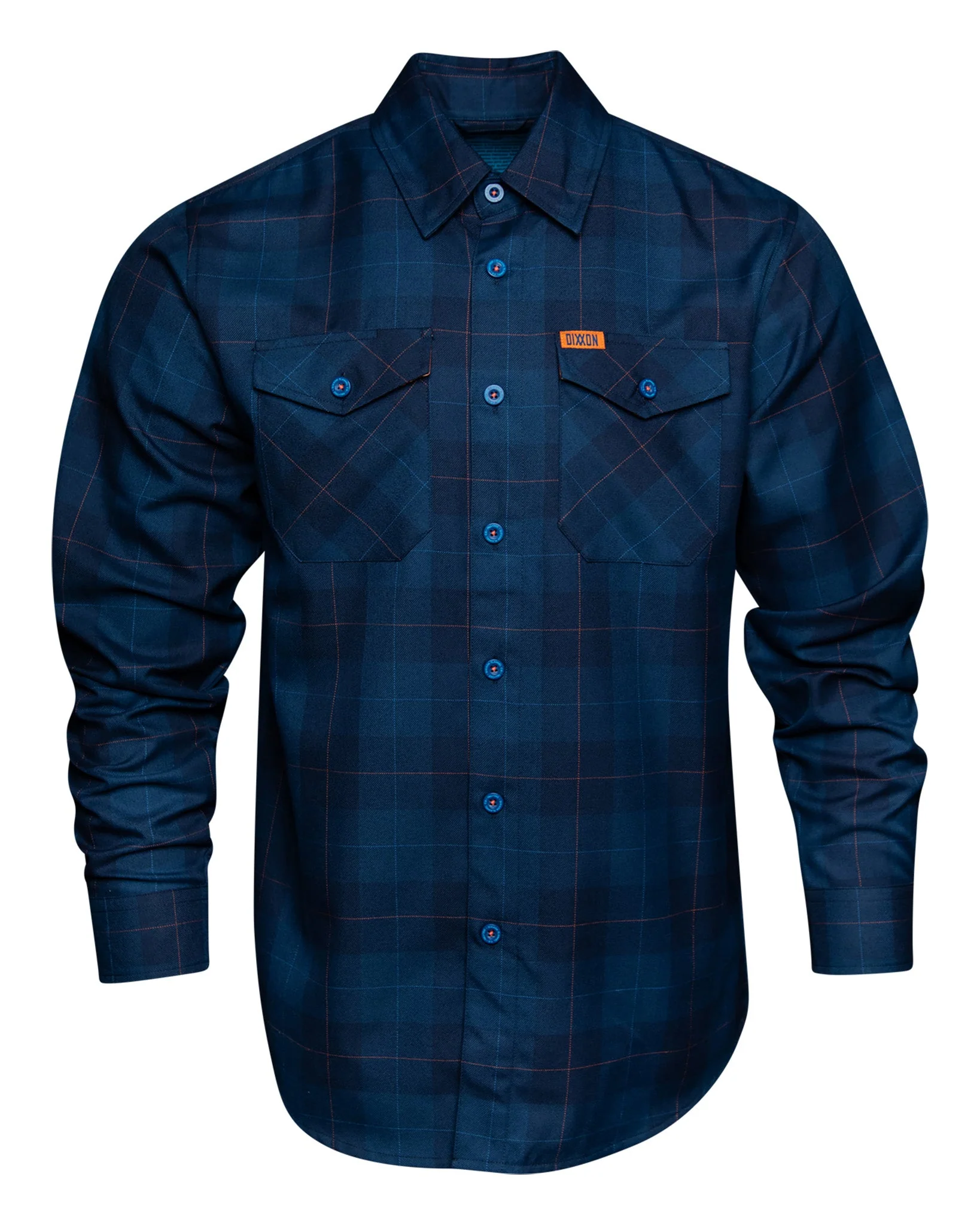 DDC + TRU (Draplin) Flannel - Never-Ending Navy - Image 2