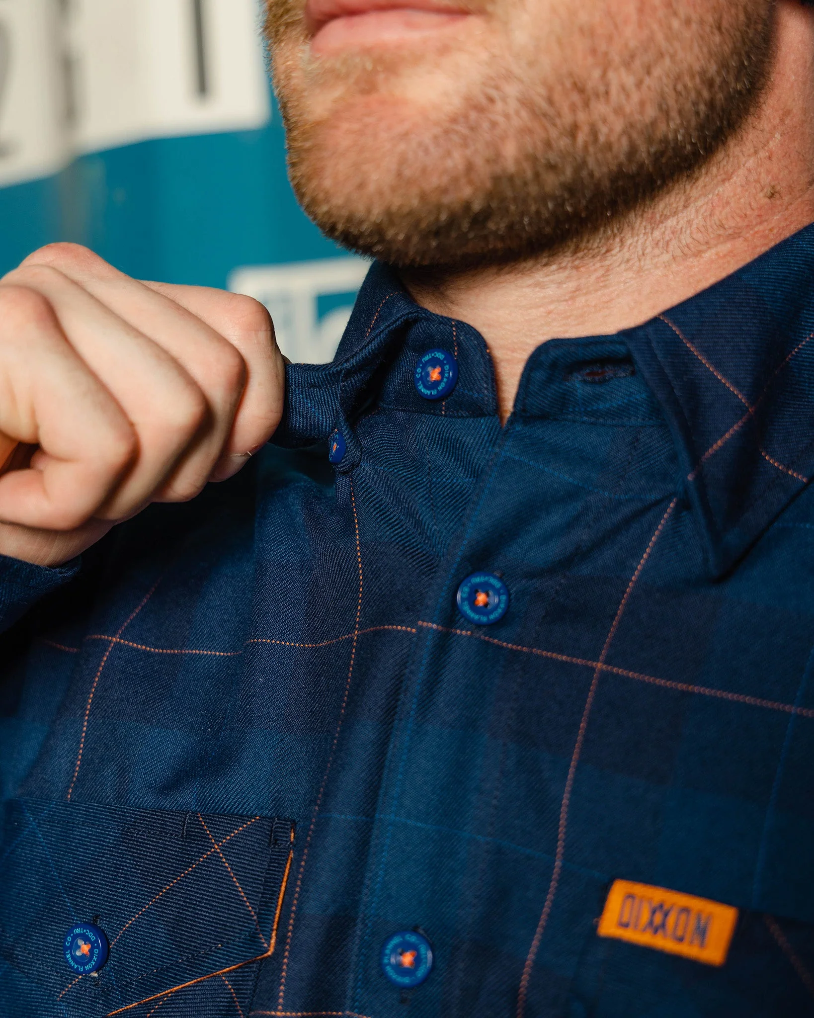 DDC + TRU (Draplin) Flannel - Never-Ending Navy - Image 4