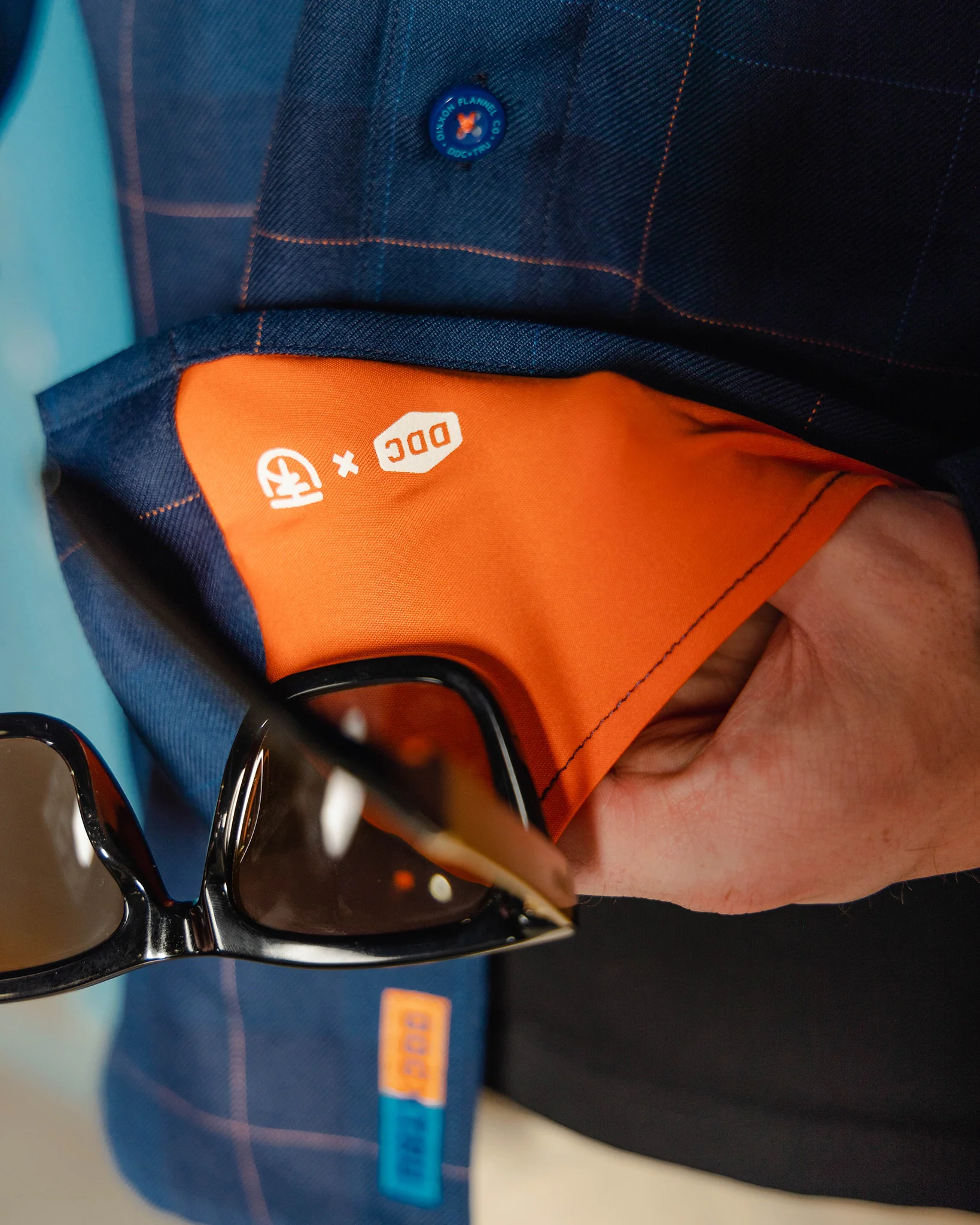 DDC + TRU (Draplin) Flannel - Never-Ending Navy - Image 8