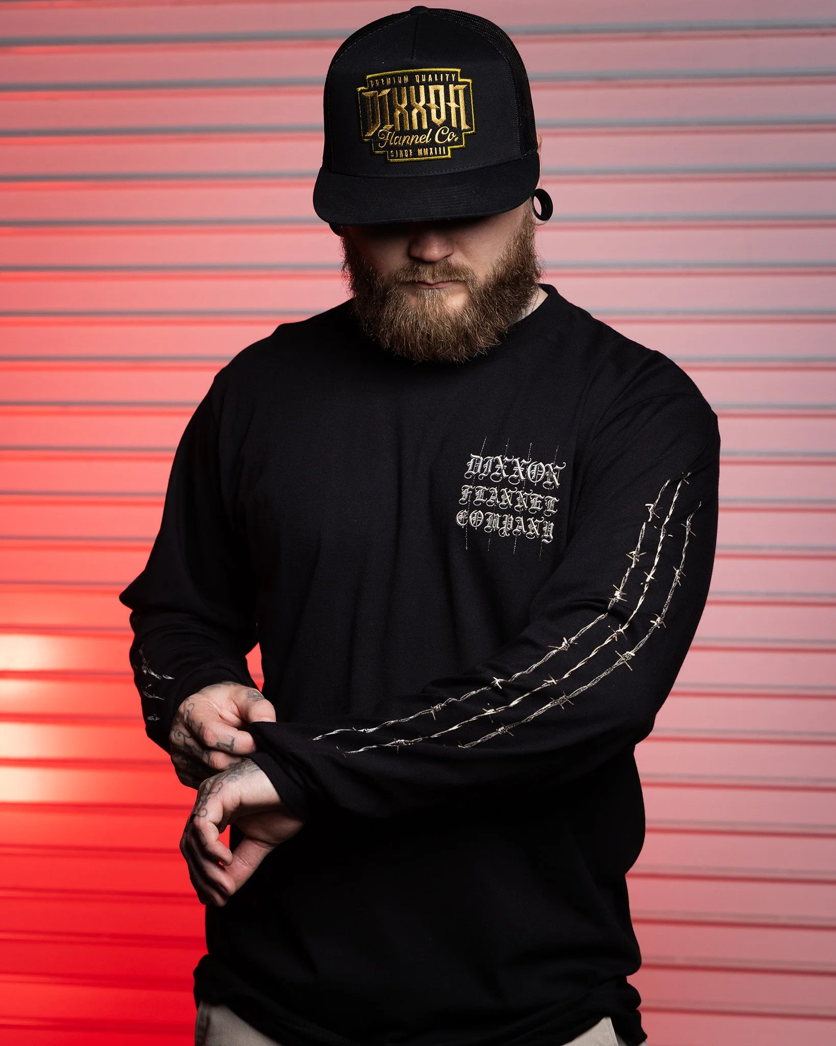 Devil's Rope Long Sleeve T-Shirt  - Black - Image 2