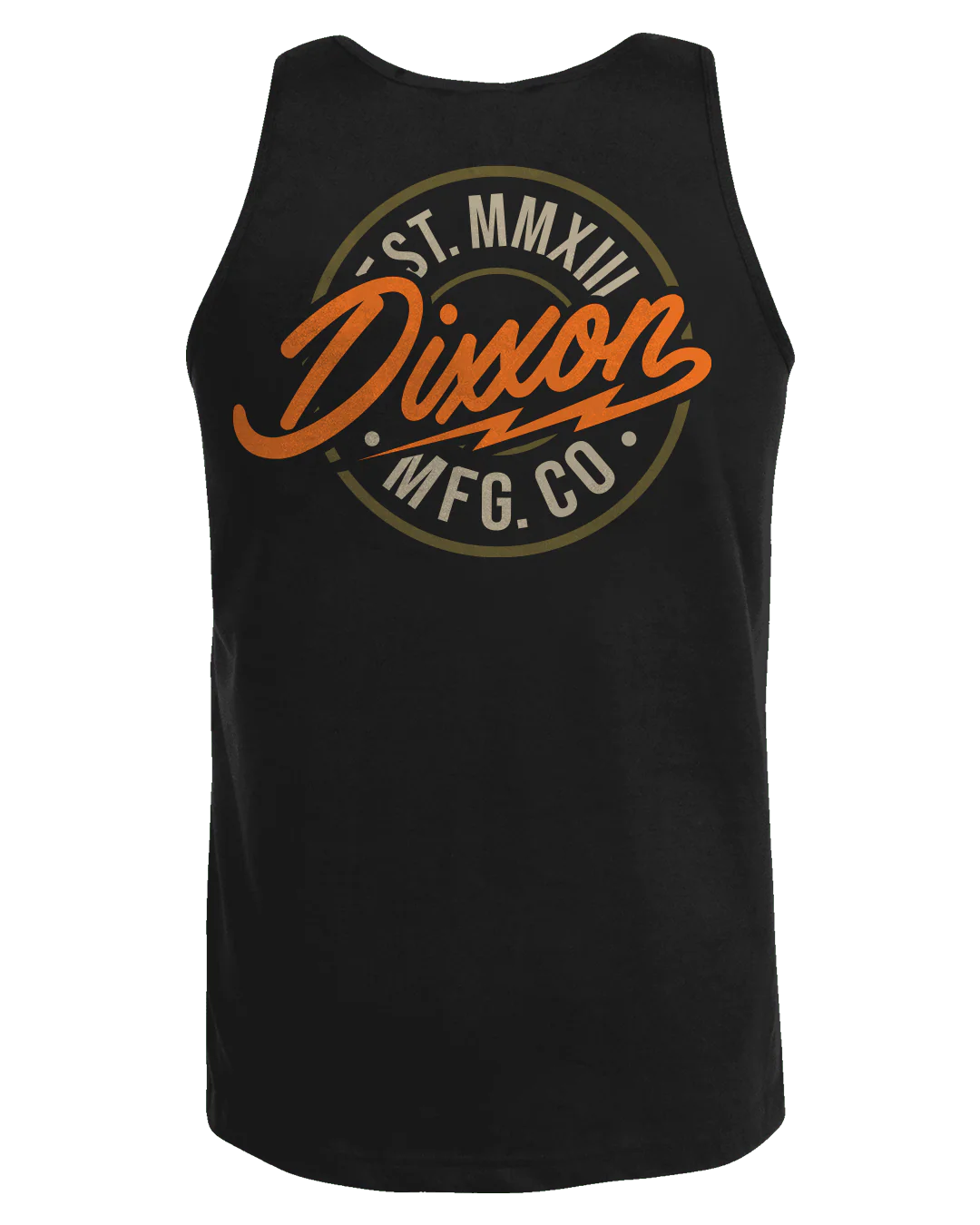 Orange/Gold Dixxon MFG Tank - Black - Image 2