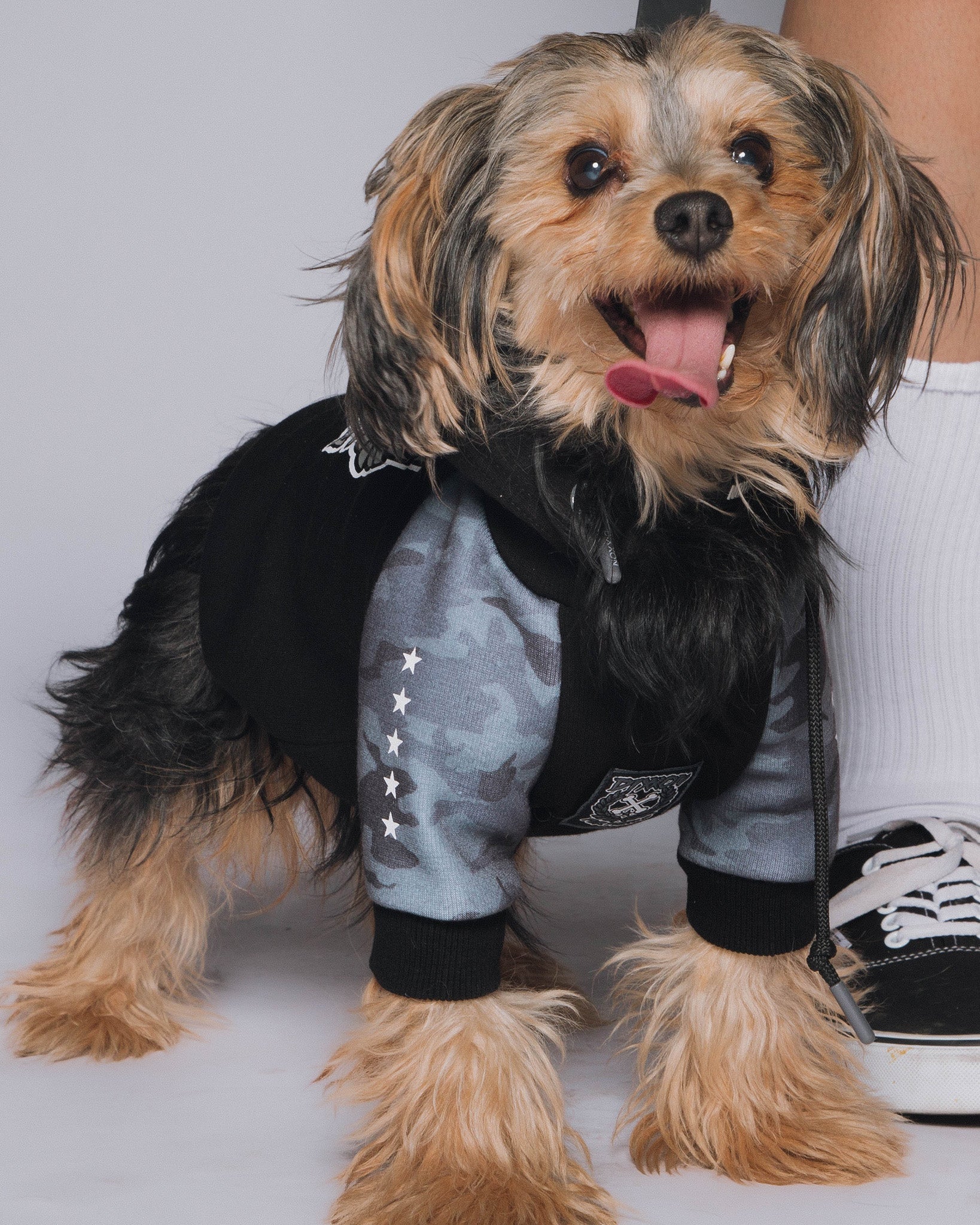 Dog Hoodie - Fur Family - Black Camo - Image 2