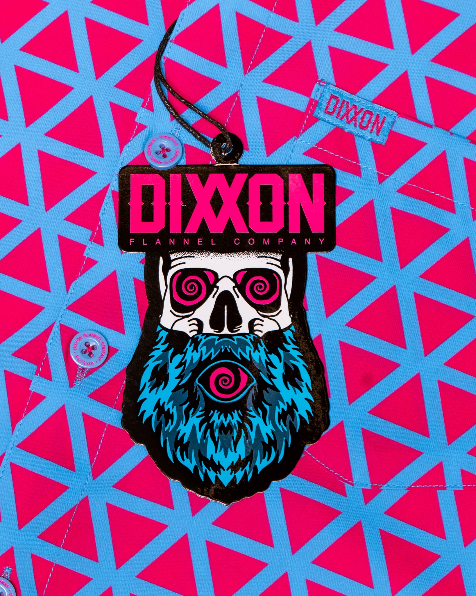 Enigma Party Shirt - Pink & Blue - Image 8