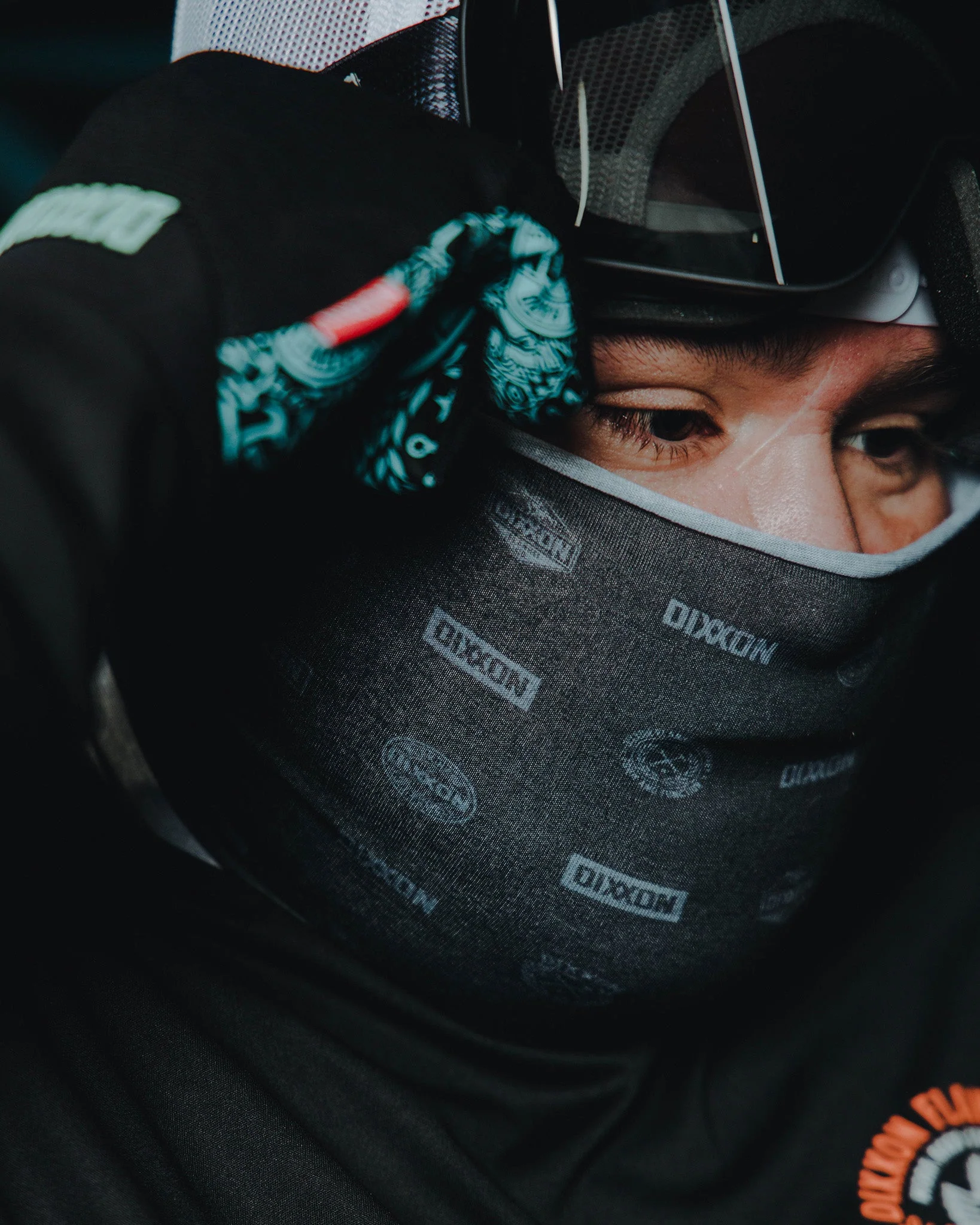 Executive Neck Gaiter - Black & Gray - Image 3
